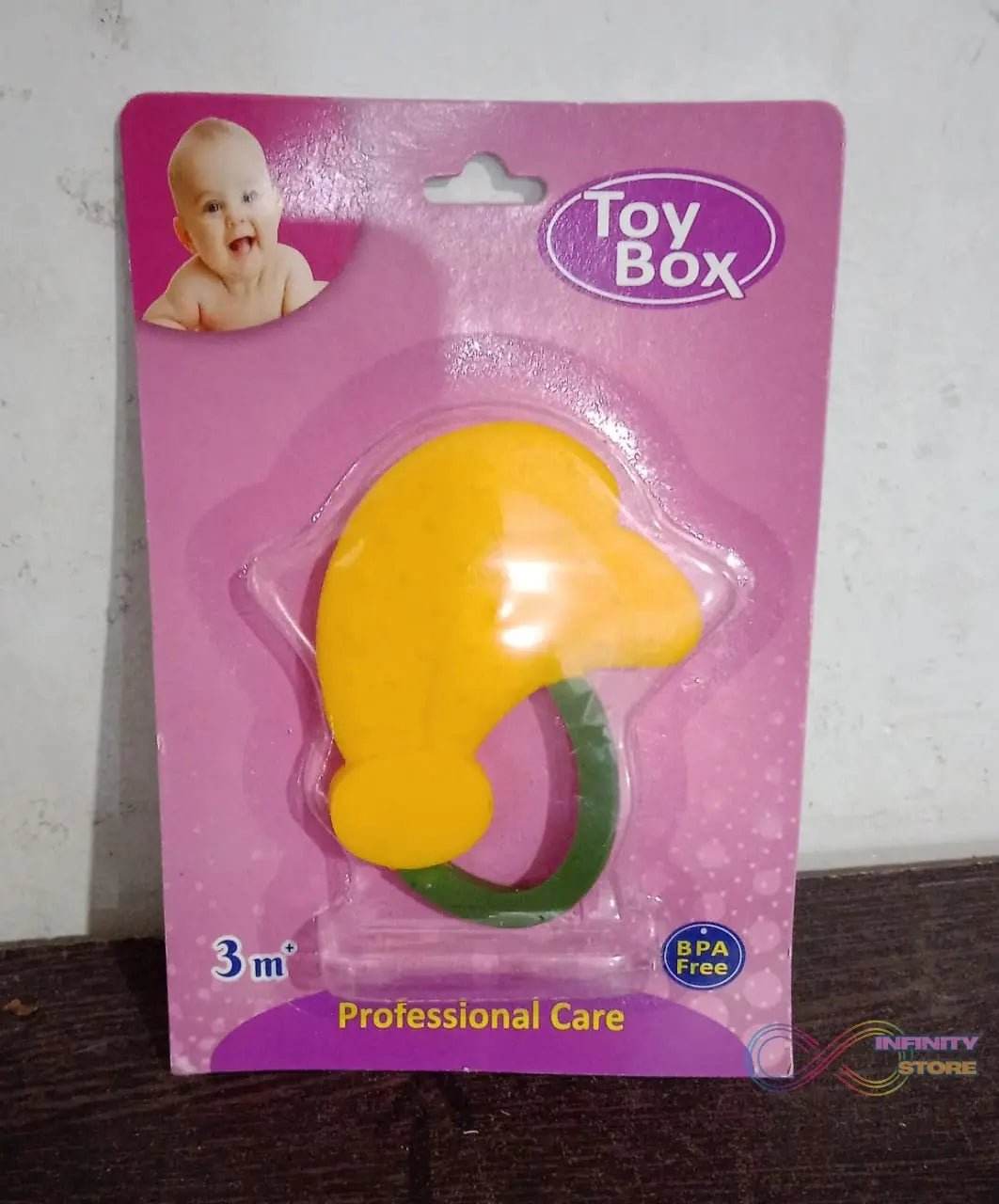 Baby Silicone Teether (1 Pc): Food Grade, Non-Toxic, Teething Relief (3 Months+) - infinityexculsivestore.com