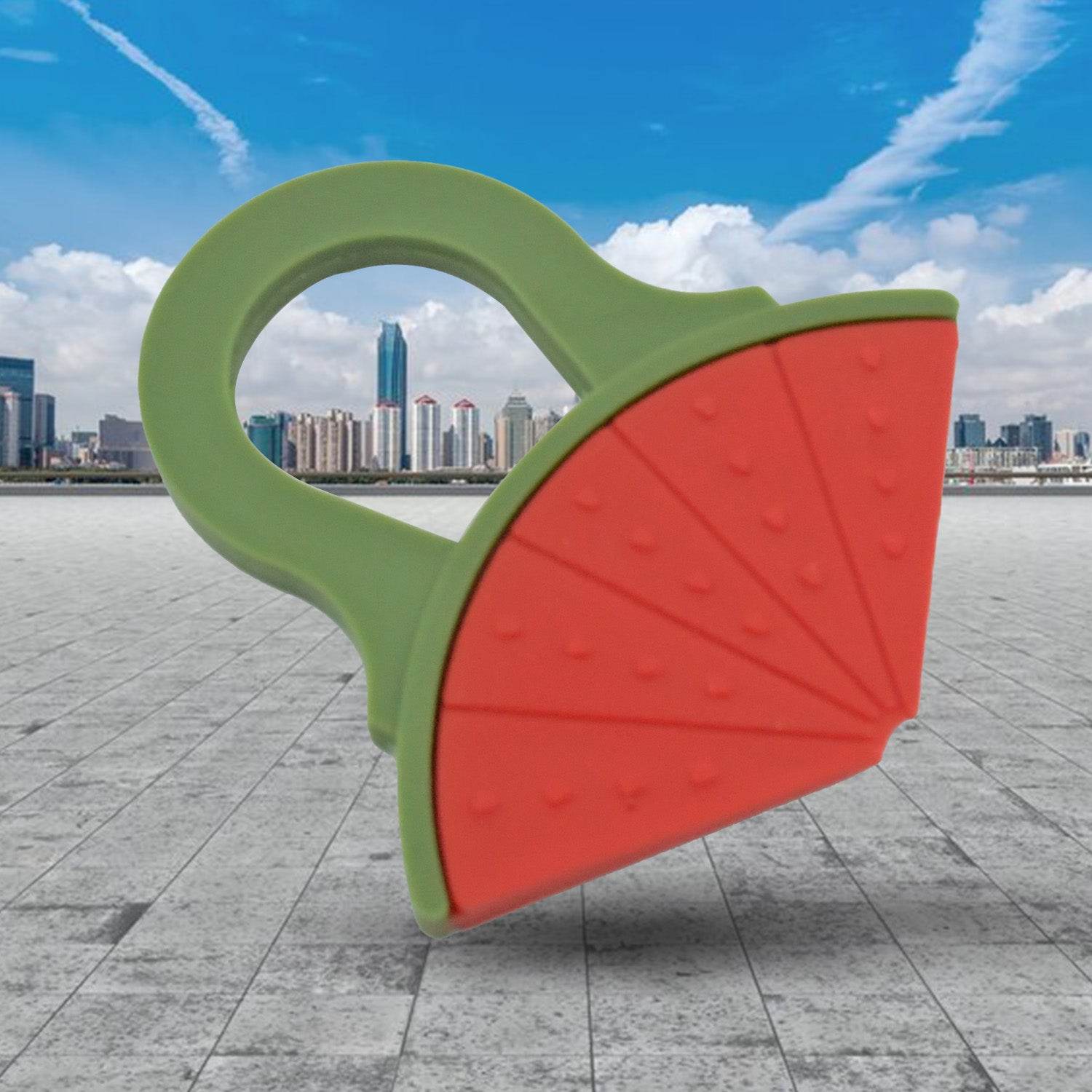 Baby Silicone Teether (1 Pc): Food Grade, Non-Toxic, Teething Relief (3 Months+) - infinityexculsivestore.com