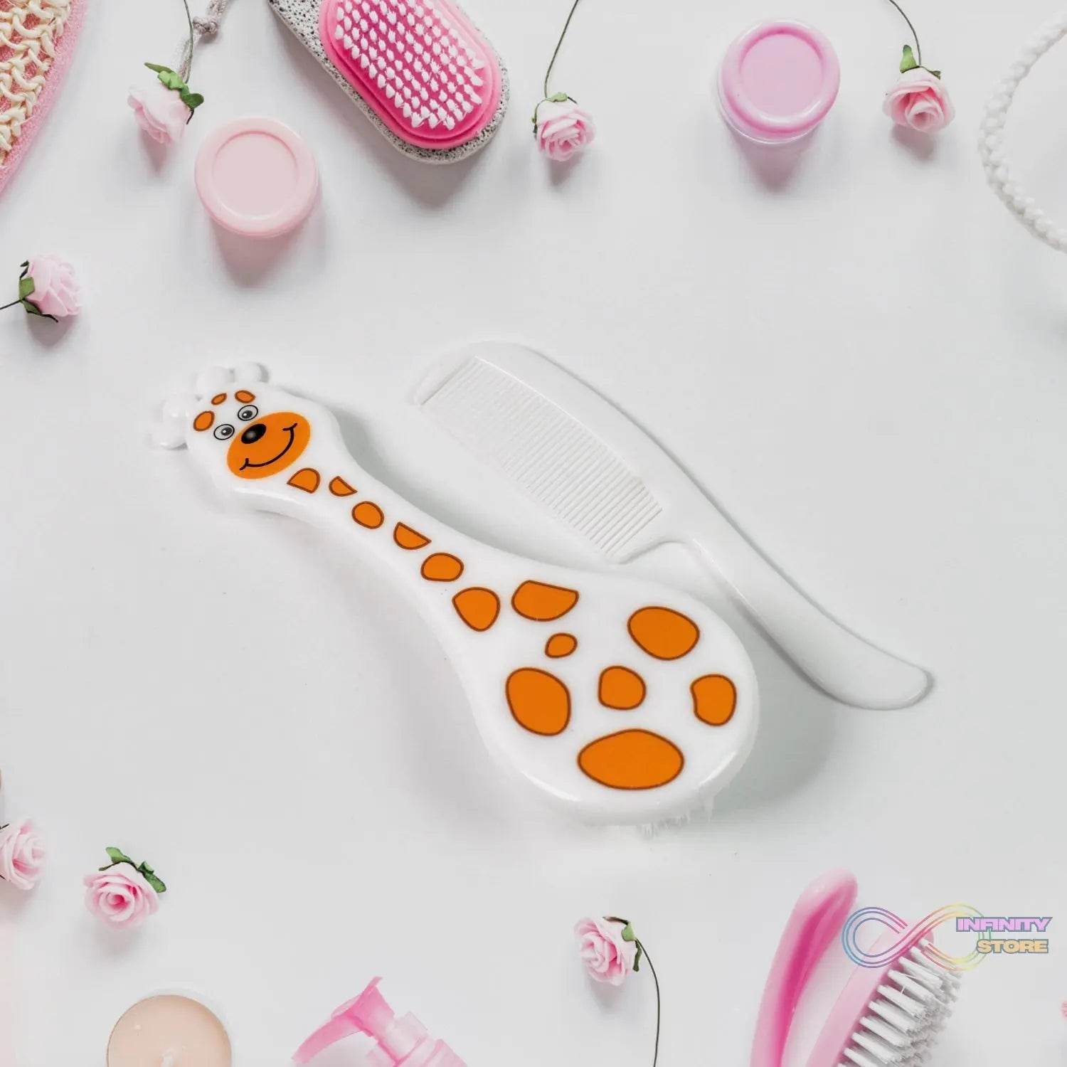 Baby comb and brush hair set (1 Pc / Mix Color) - infinityexculsivestore.com