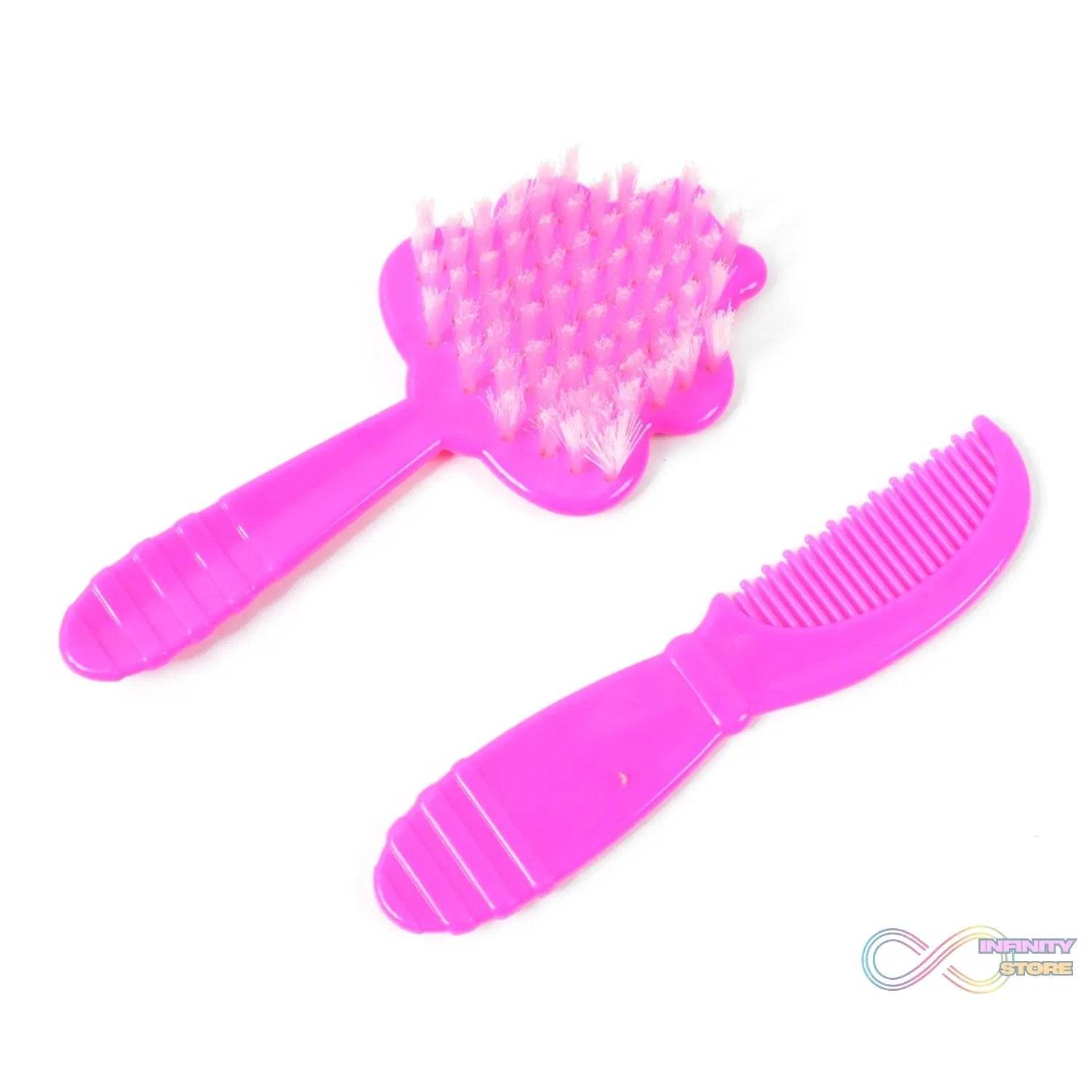 Baby comb and brush hair set (1 Pc / Mix Color) - infinityexculsivestore.com