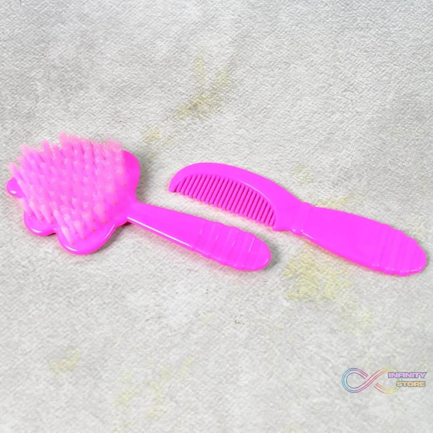 Baby comb and brush hair set (1 Pc / Mix Color) - infinityexculsivestore.com