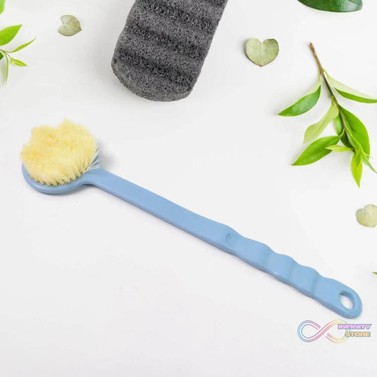 Back Scrubber for Shower Dry Body Brush Back Brush Long Handle (1 Pc / B Grade) - infinityexculsivestore.com