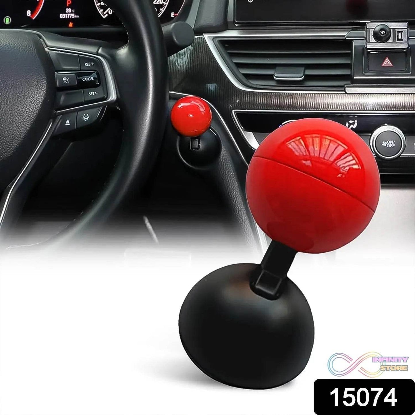 Ball Design Car Push Start Button Rocker / Cover (1 Pc) - infinityexculsivestore.com