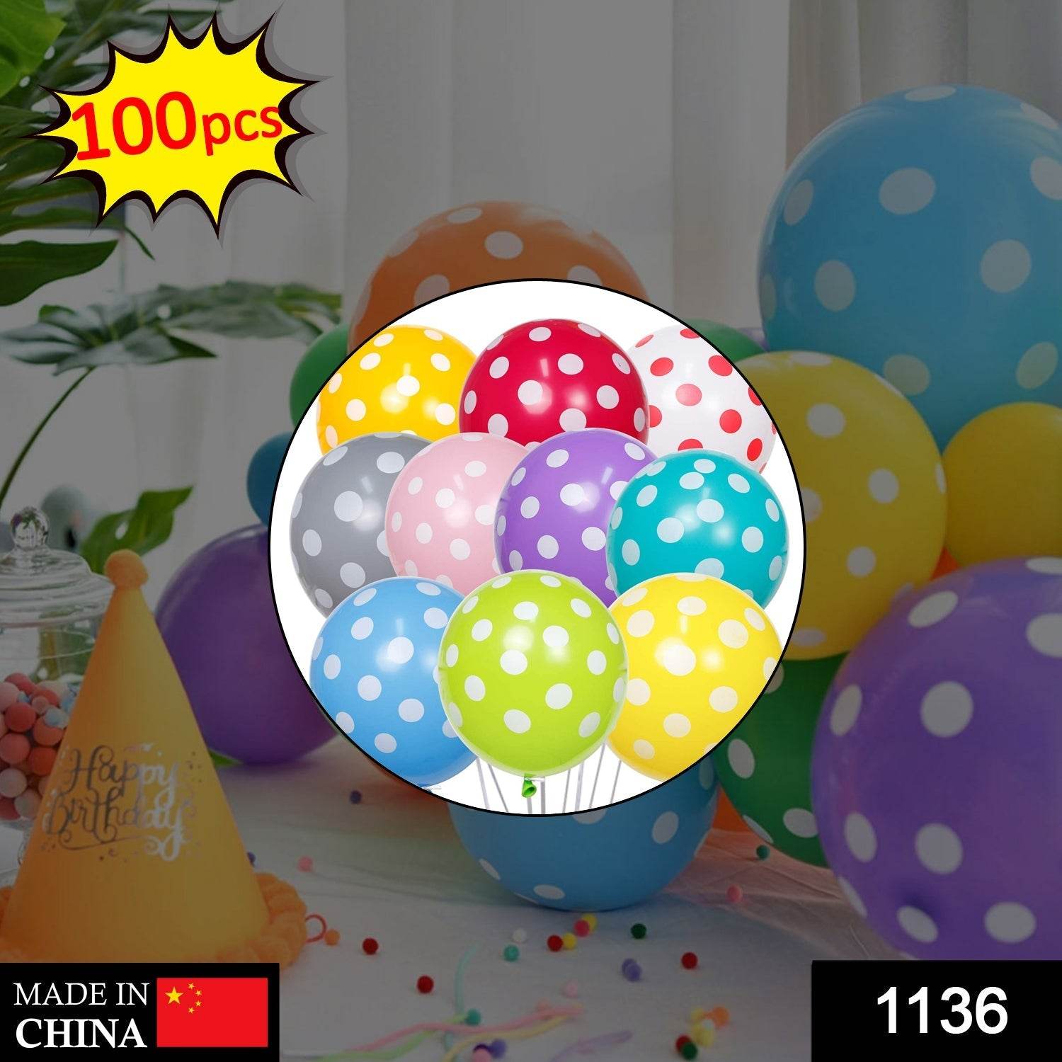 Balloon Pack for Birthday Party Decoration & Occasions (100pack) - infinityexculsivestore.com