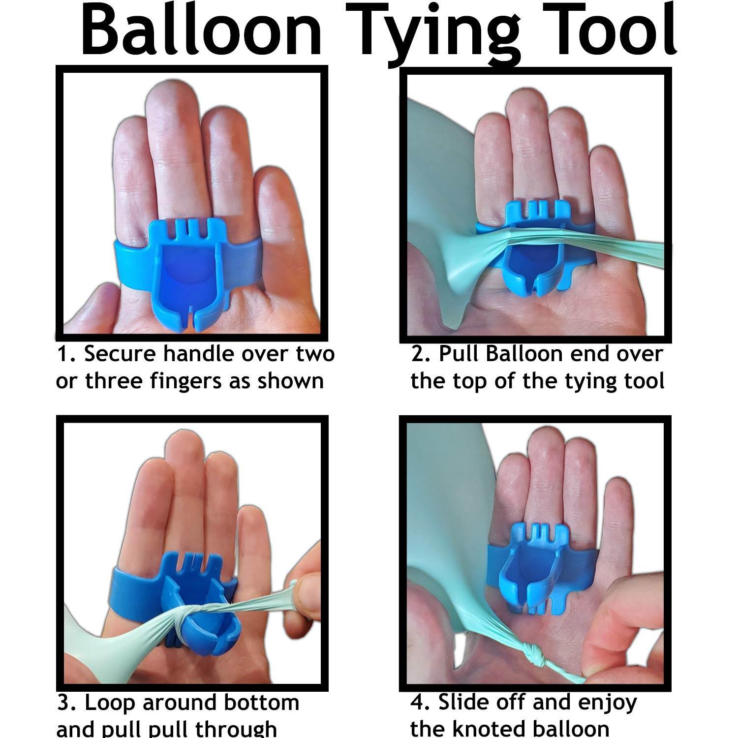 Balloon Tying Tool - Knotting Device for Faster Balloon Setup, Party Decoration Accessory - infinityexculsivestore.com