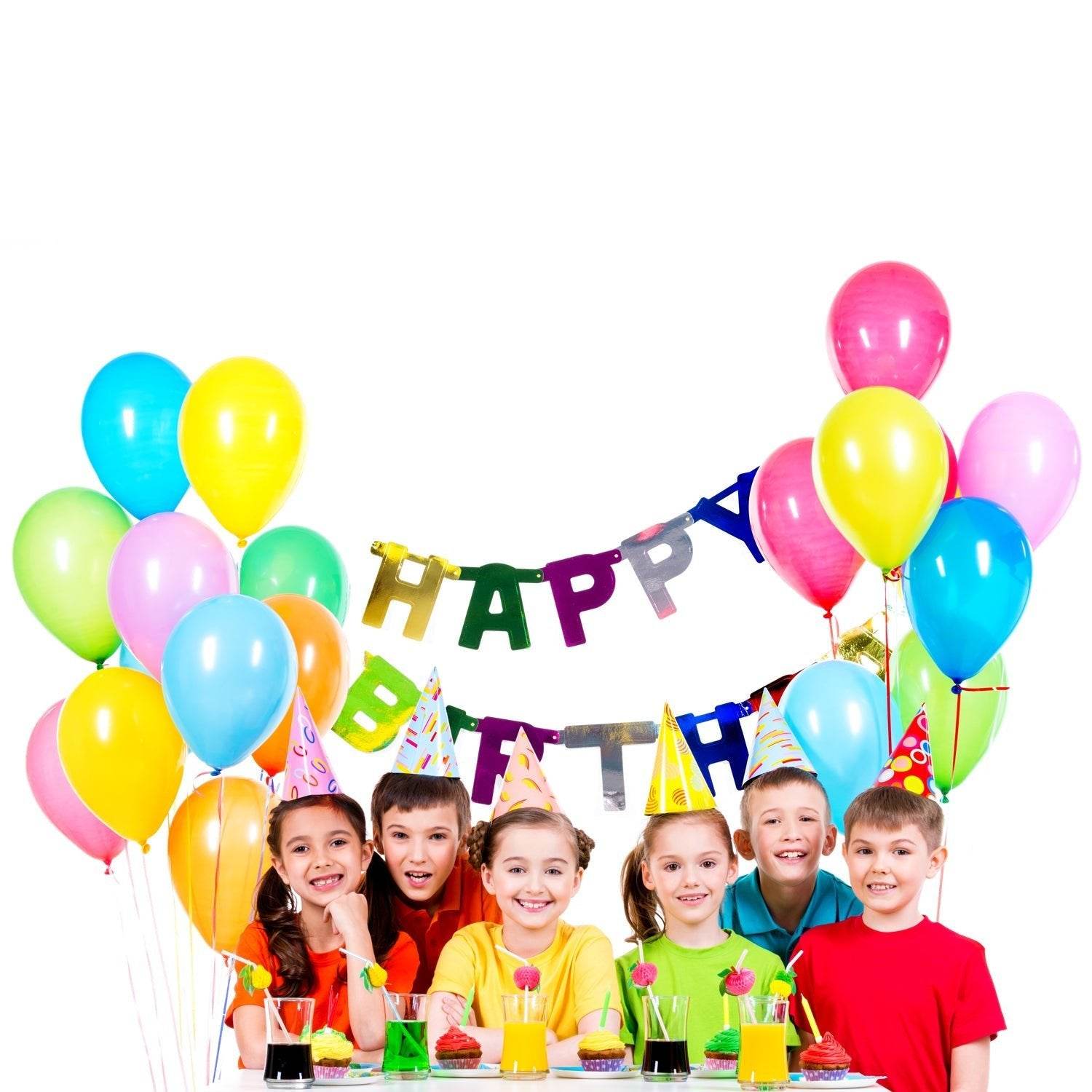 Balloons Kinds of Latex Balloons for Birthday / Anniversary / Valentine's / Wedding / Engagement Party Decoration Birthday Decoration Items for Kids Multicolor (24 Pcs Set) - infinityexculsivestore.com