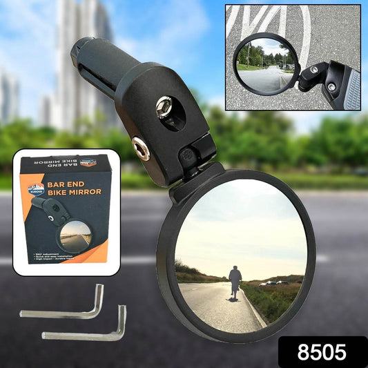 Bar End Bike Mirror, Safe Rearview Mirror 360Β° Rotatable & Foldable Safety Bicycle Rear View Mirror, Mirror Durable Bike Mirror (1 Pc) - infinityexculsivestore.com