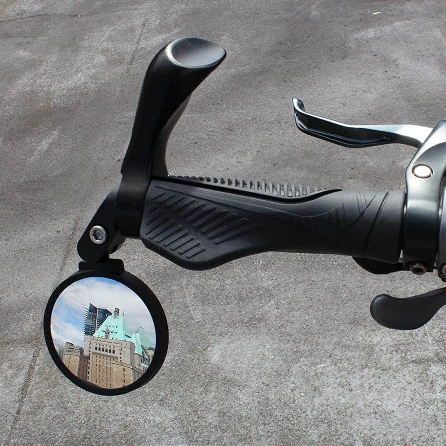 Bar End Bike Mirror, Safe Rearview Mirror 360° Rotatable & Foldable Safety Bicycle Rear View Mirror, Mirror Durable Bike Mirror (1 Pc) - infinityexculsivestore.com