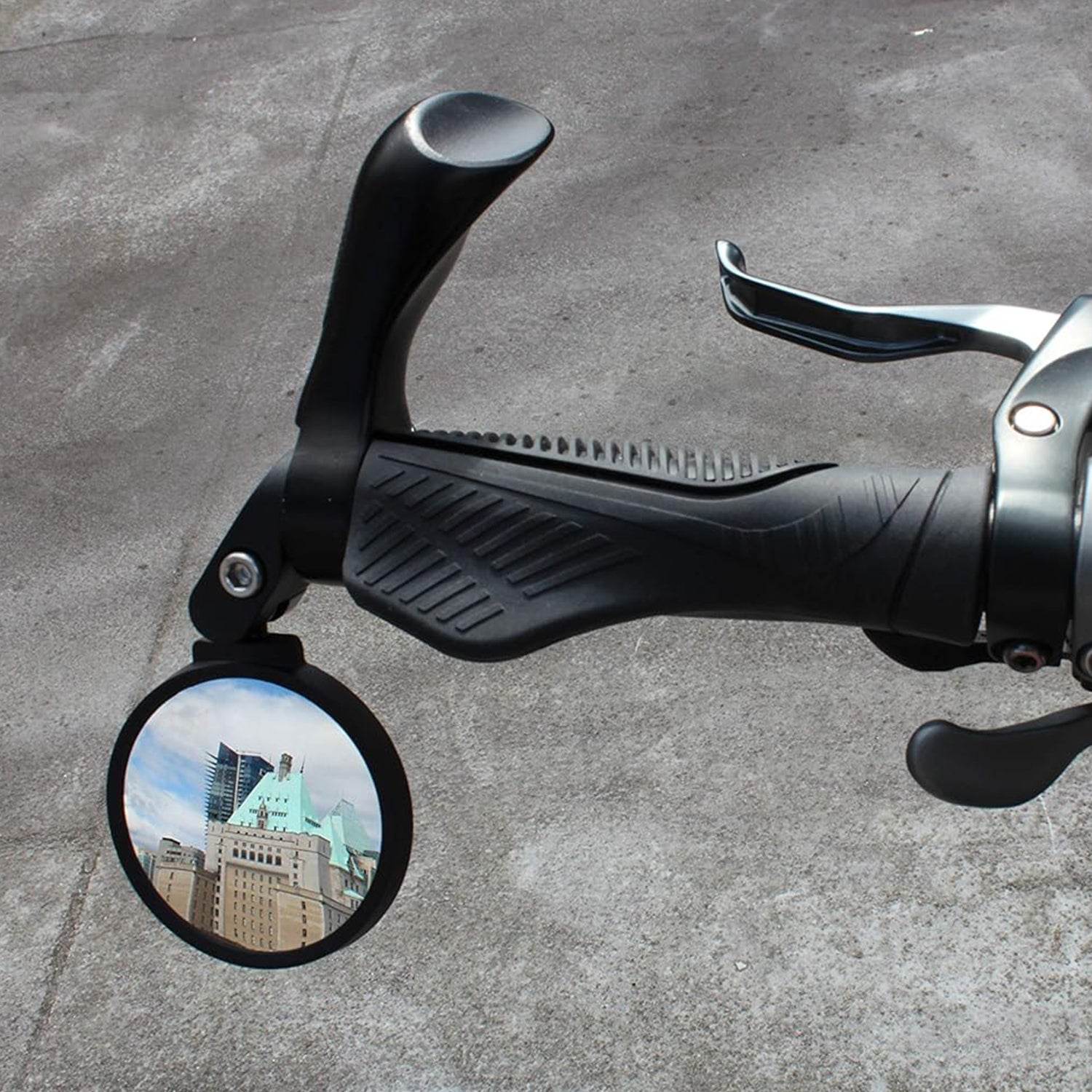 Bar End Bike Mirror, Safe Rearview Mirror 360° Rotatable & Foldable Safety Bicycle Rear View Mirror, Mirror Durable Bike Mirror (1 Pc) - infinityexculsivestore.com