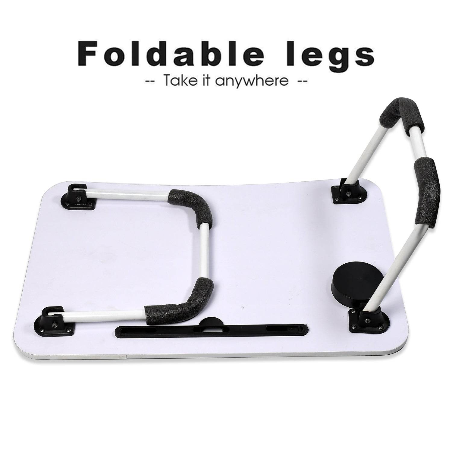 Barbie Design Foldable Study & Laptop Table for Children with Tablet Slot & Cup Holder - infinityexculsivestore.com