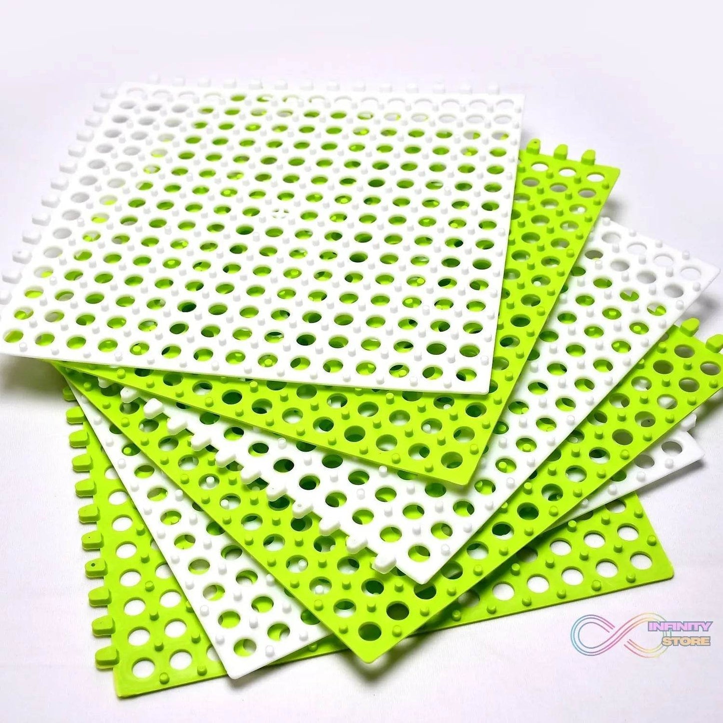 Bath Anti Slip Mat Used while bathing and toilet purposes to avoid slippery floor surfaces. (Pack Of 6) - infinityexculsivestore.com
