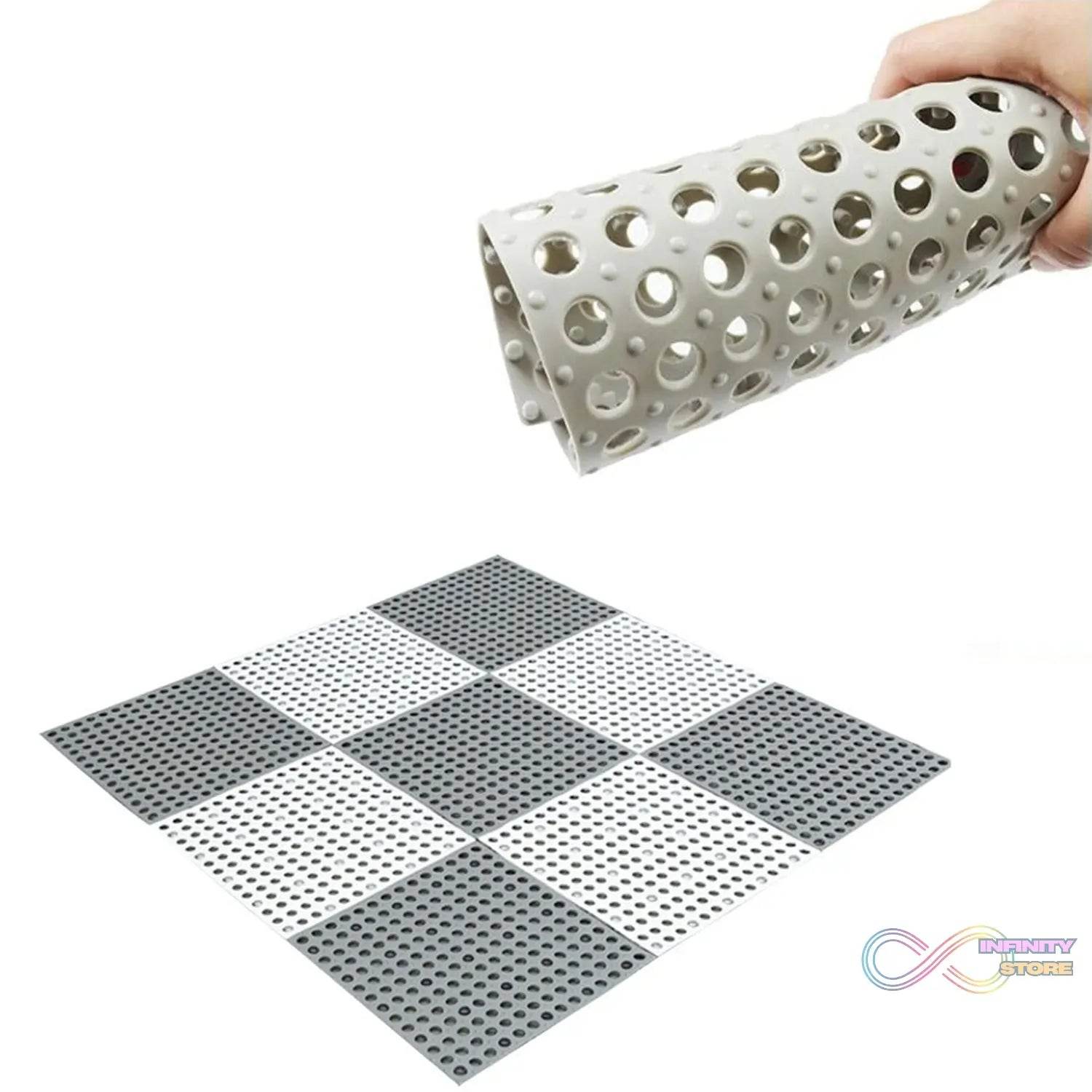 Bath Anti Slip Mat Used while bathing and toilet purposes to avoid slippery floor surfaces. (Pack Of 6) - infinityexculsivestore.com