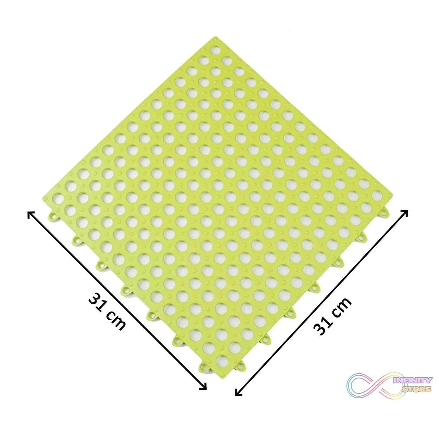 Bath Anti Slip Mat Used while bathing and toilet purposes to avoid slippery floor surfaces. (Pack Of 6) - infinityexculsivestore.com