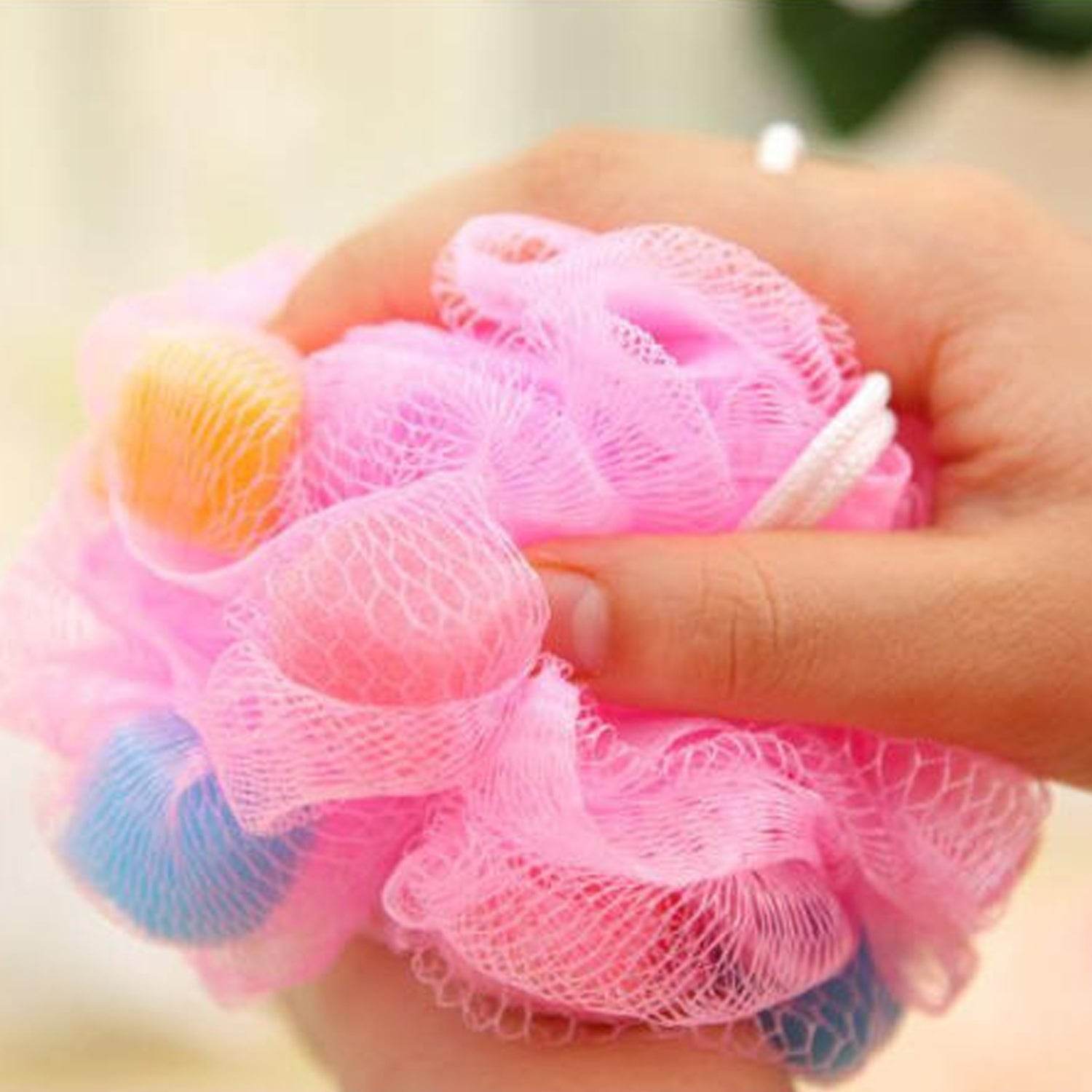 Bath Sponge Round Loofah and Back Scrubber for Men and Women - infinityexculsivestore.com