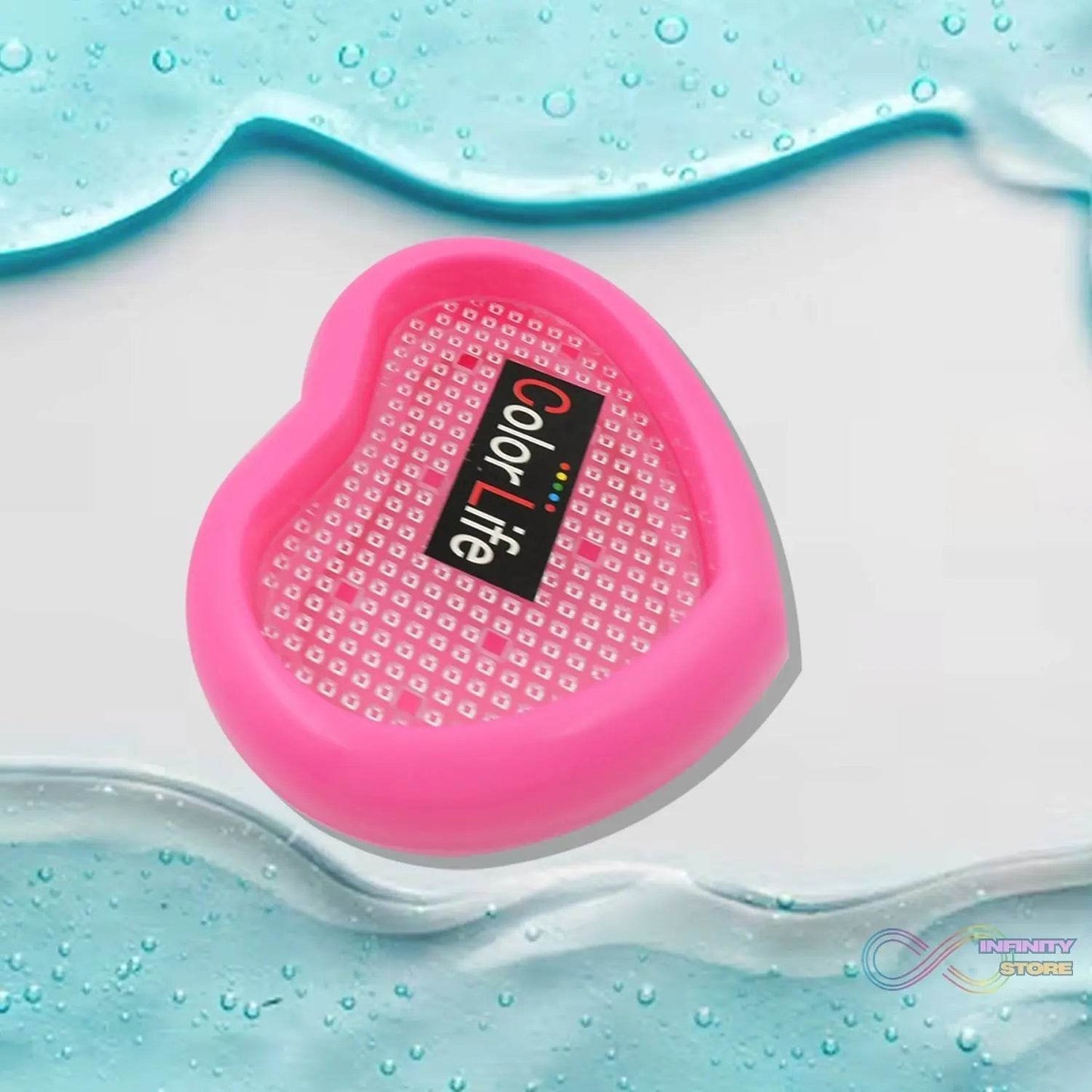 Bathroom Accessories Plastic Soap Case / Soap Dish / Soap Stand, Plastic Soap Case Soap Holder Soap Dish For Bathroom Kitchen Sink (Oval / Heart Shape Soap case / 1 pc ) - infinityexculsivestore.com