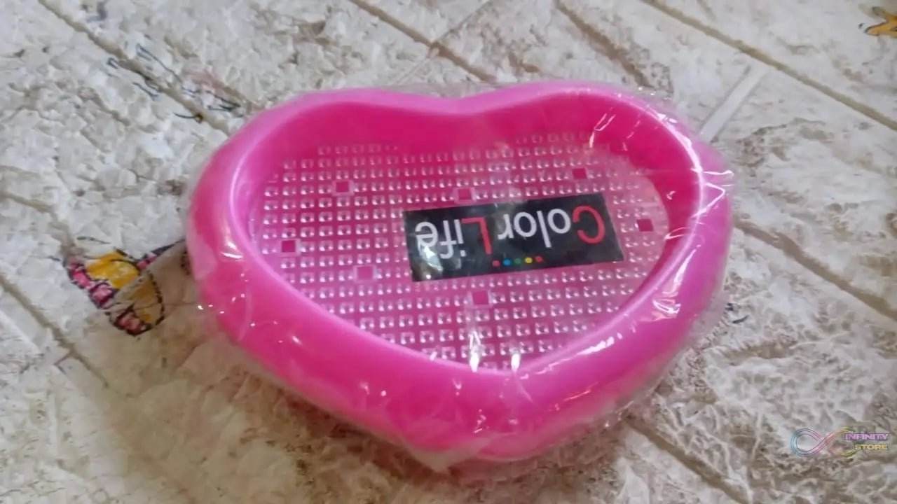 Bathroom Accessories Plastic Soap Case / Soap Dish / Soap Stand, Plastic Soap Case Soap Holder Soap Dish For Bathroom Kitchen Sink (Oval / Heart Shape Soap case / 1 pc ) - infinityexculsivestore.com