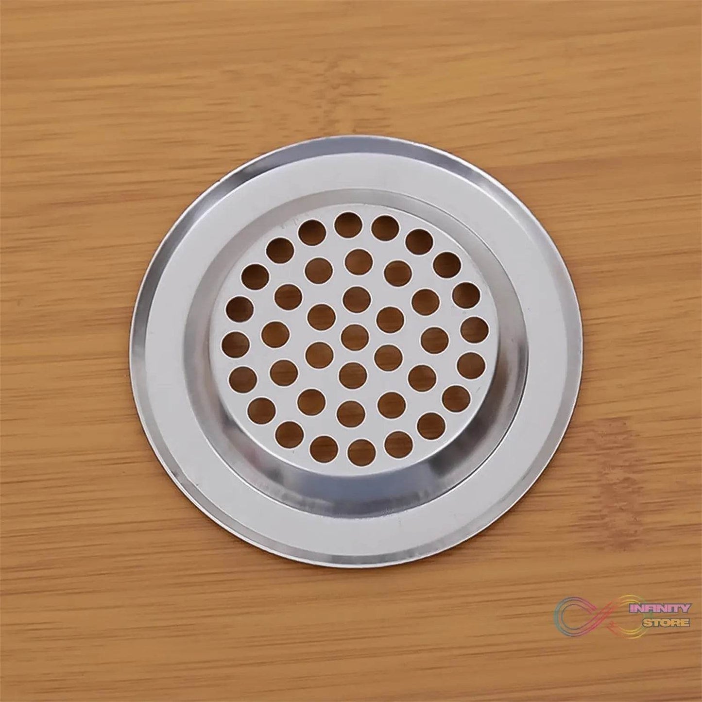 Bathroom Kitchen Stainless Steel Basin Sink Drain Strainer (2 Pc Set) - infinityexculsivestore.com