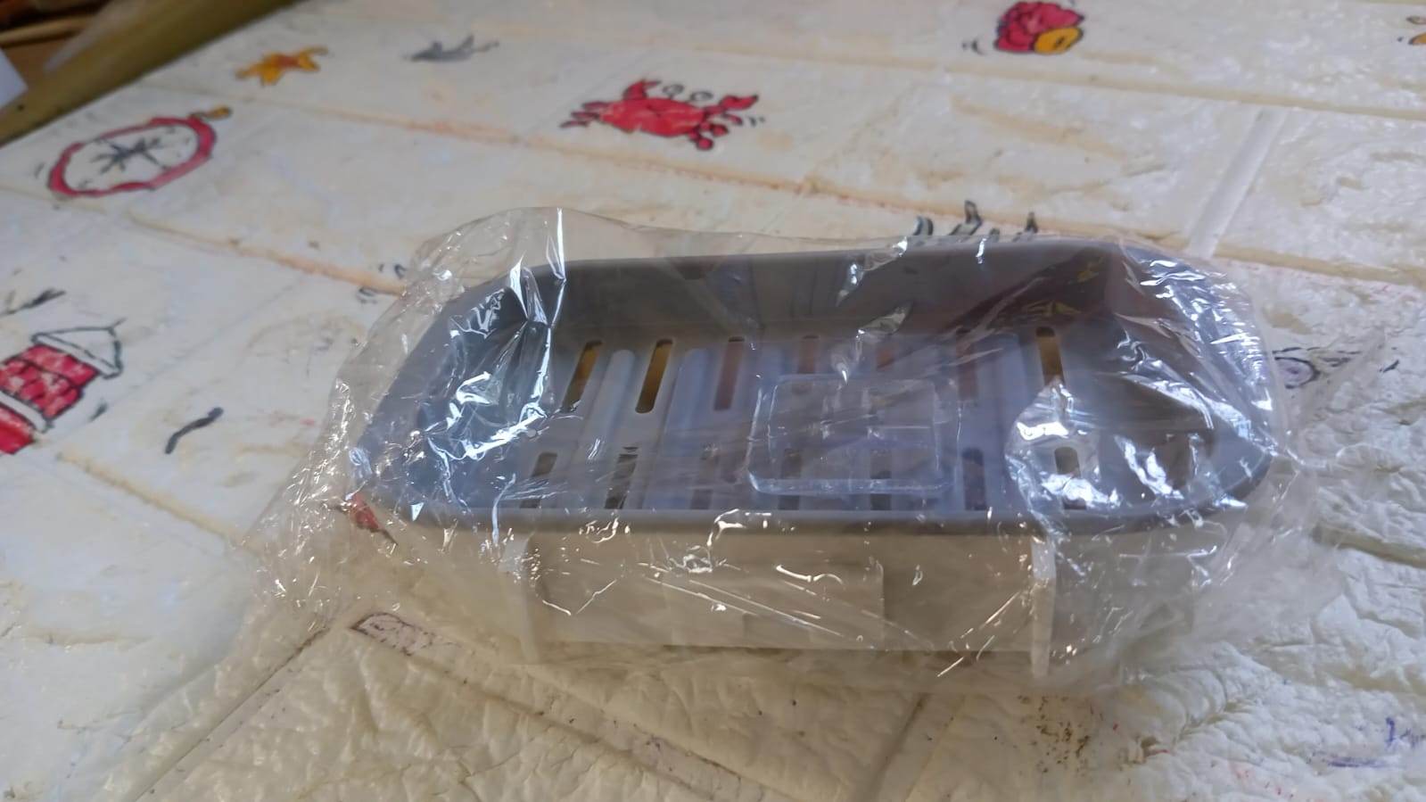 Bathroom Soap Holder, Soap Dish Container, Soap Case for Water Draining, Soap Holder Tray with Adhesive Sticker - infinityexculsivestore.com