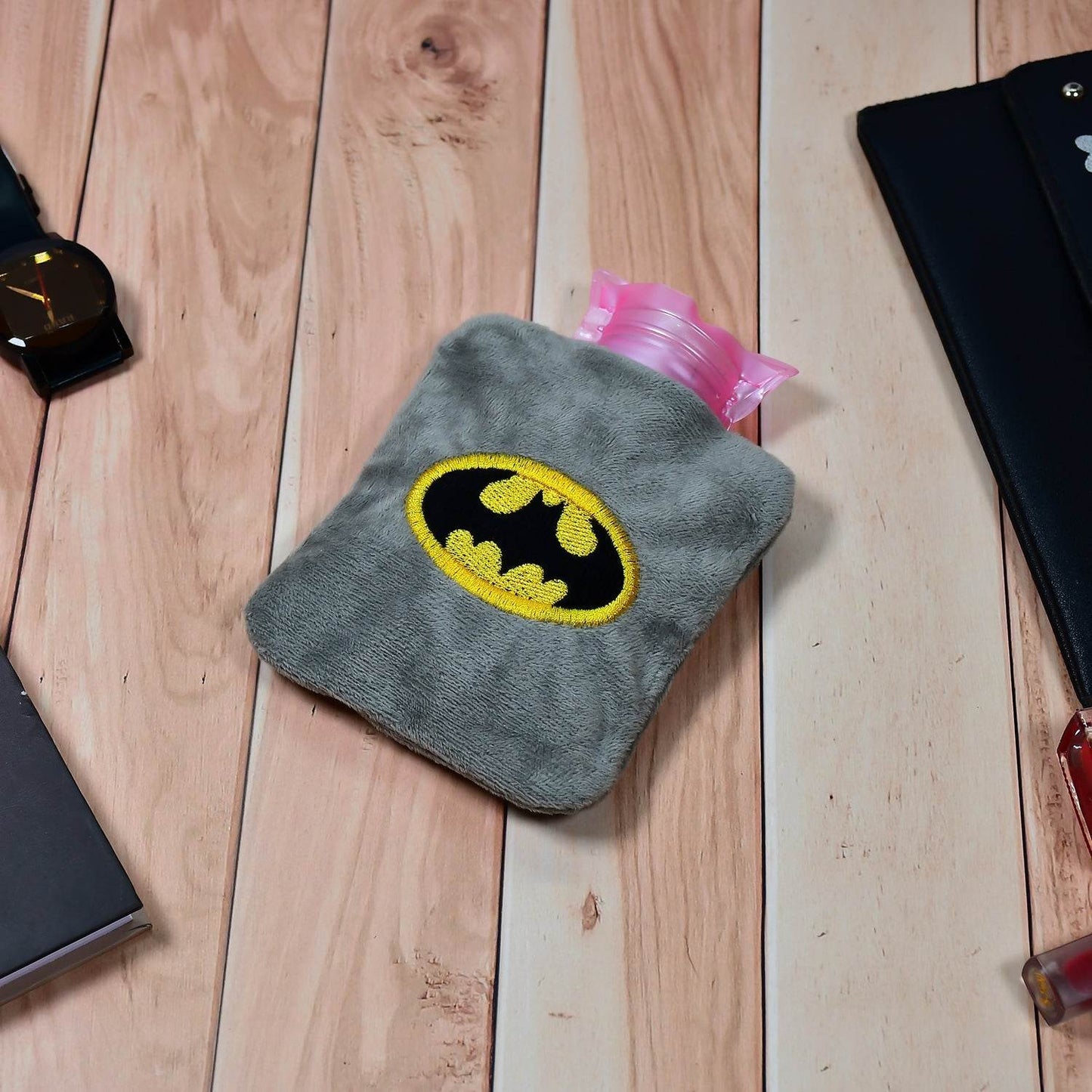 Batman small Hot Water Bag with Cover for Pain Relief, Neck, Shoulder Pain and Hand, Feet Warmer, Menstrual Cramps. - infinityexculsivestore.com