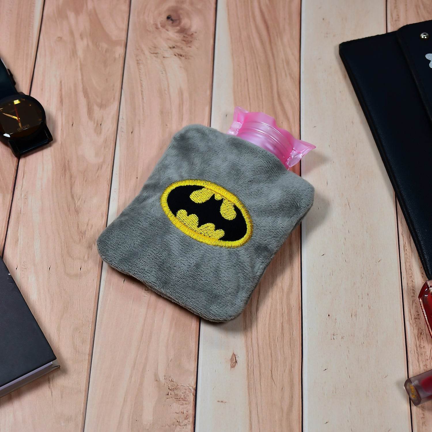 Batman small Hot Water Bag with Cover for Pain Relief, Neck, Shoulder Pain and Hand, Feet Warmer, Menstrual Cramps. - infinityexculsivestore.com
