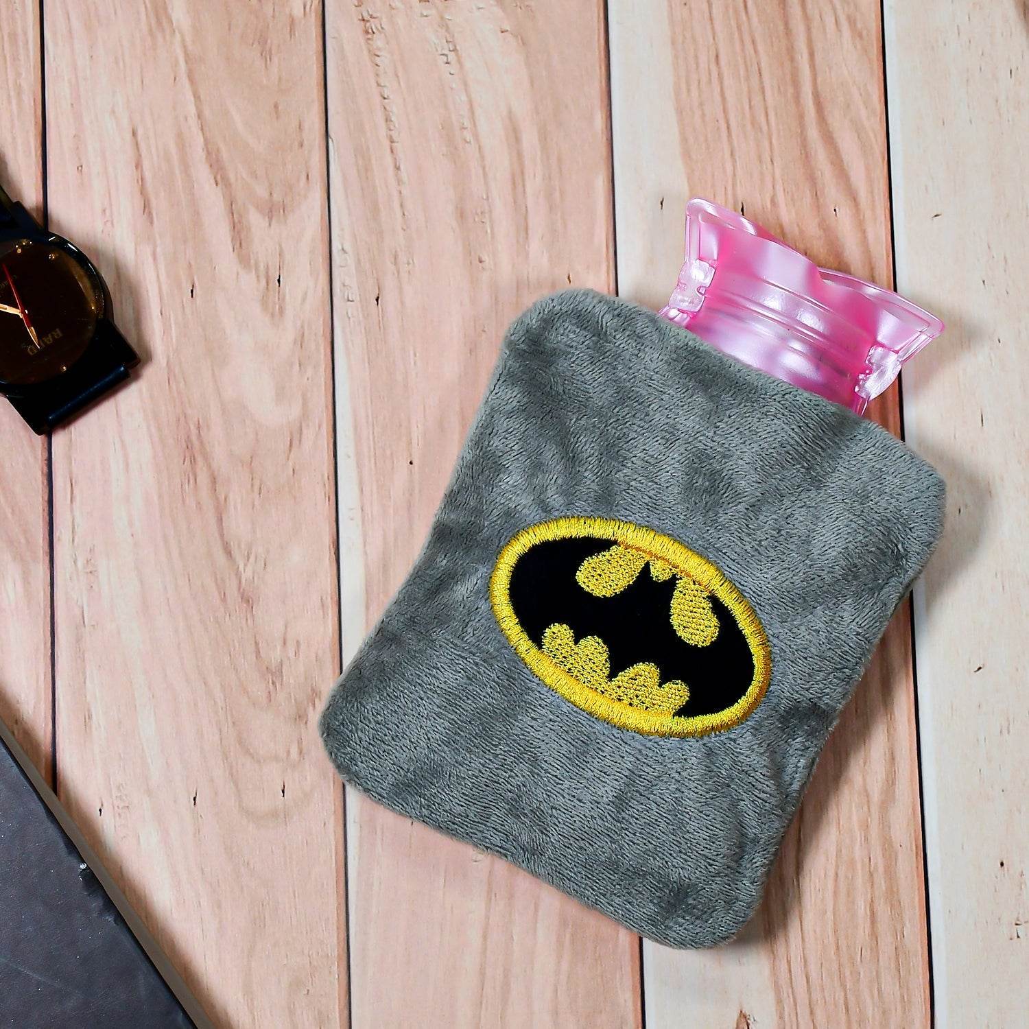 Batman small Hot Water Bag with Cover for Pain Relief, Neck, Shoulder Pain and Hand, Feet Warmer, Menstrual Cramps. - infinityexculsivestore.com