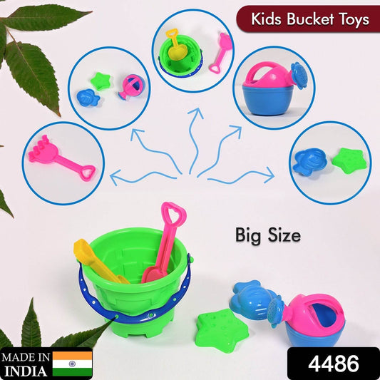 Beach Sand Castle Toy Set for Kids - 6 Pcs Summer Play - infinityexculsivestore.com