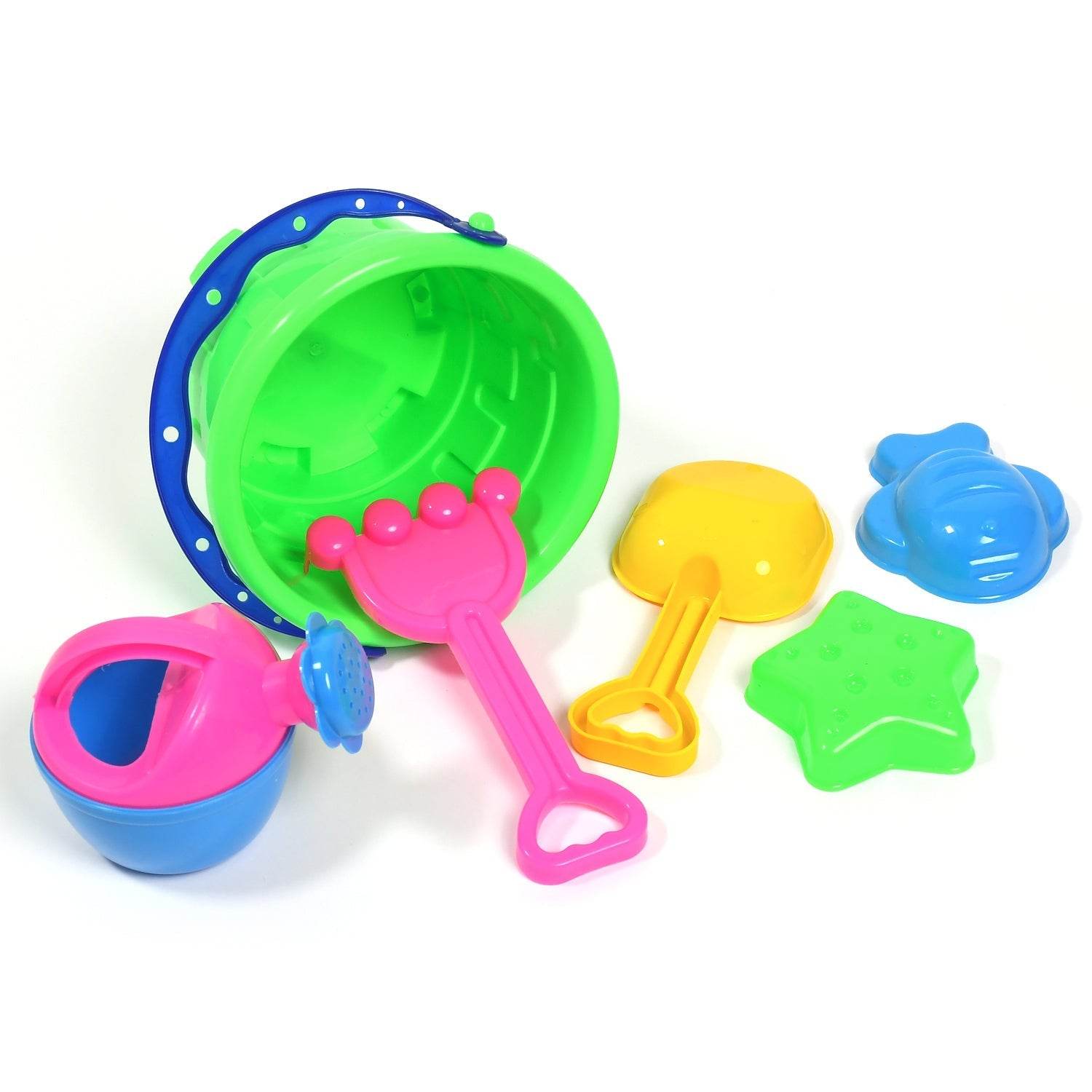 Beach Sand Castle Toy Set for Kids - 6 Pcs Summer Play - infinityexculsivestore.com