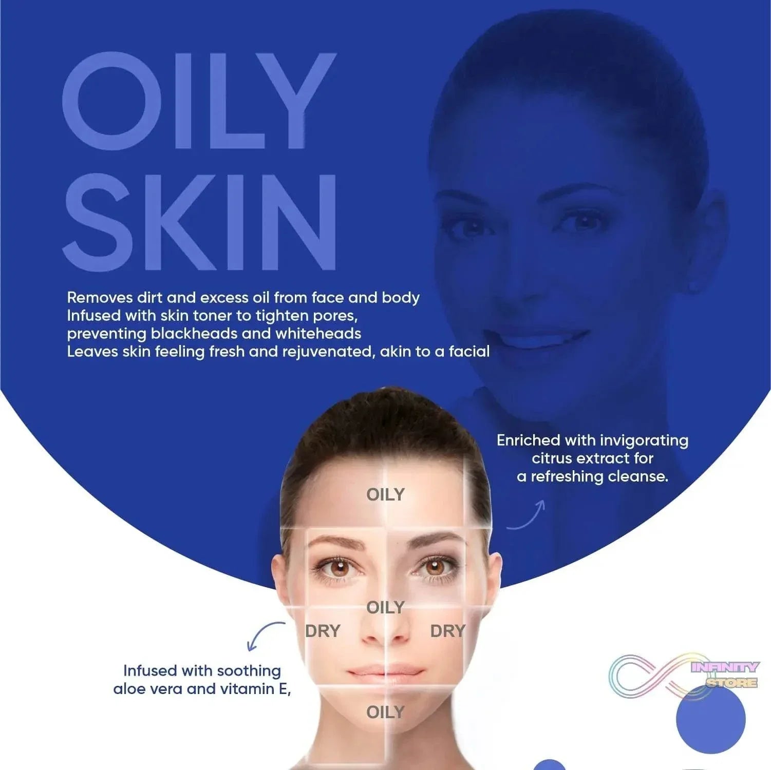 Beautiful Basics Normal & Oily Skin Face Wipes (2 Pkts x 50 Pcs Wipes) - infinityexculsivestore.com