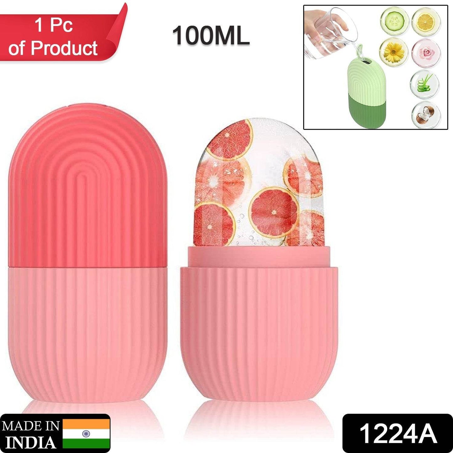 Beauty Ice Roller for Face Massager & Eye Reusable Face Rollers Facial Roller Box - infinityexculsivestore.com