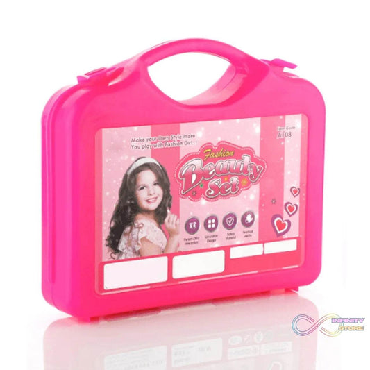 Beauty Make up Set for Kids Girls with Fold-able Suitcase (Multicolour) - infinityexculsivestore.com