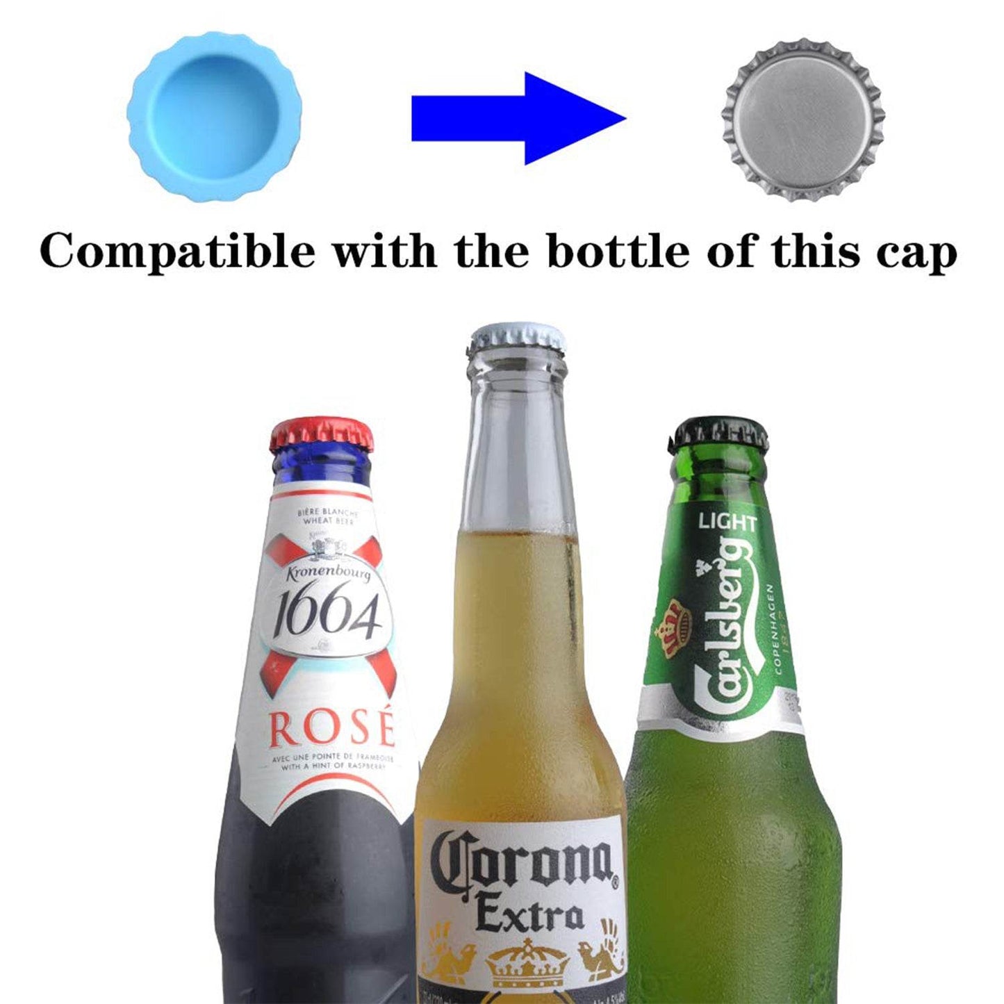 Beer Savers Caps for Soda & Bottles (6-Piece) - infinityexculsivestore.com