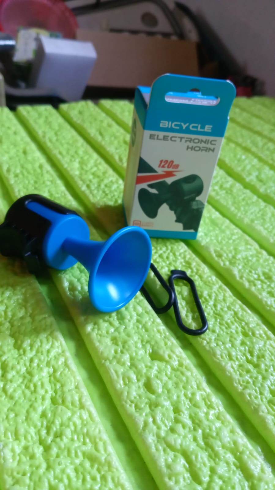 Bicycle Air Horn Loud - 120dB 1 Sound Mode Electronic Bicycle Bell,Super Electric Horn with Long Standby Button Battery Operated/IPX4 Waterproof Loud Bell for Adults - infinityexculsivestore.com