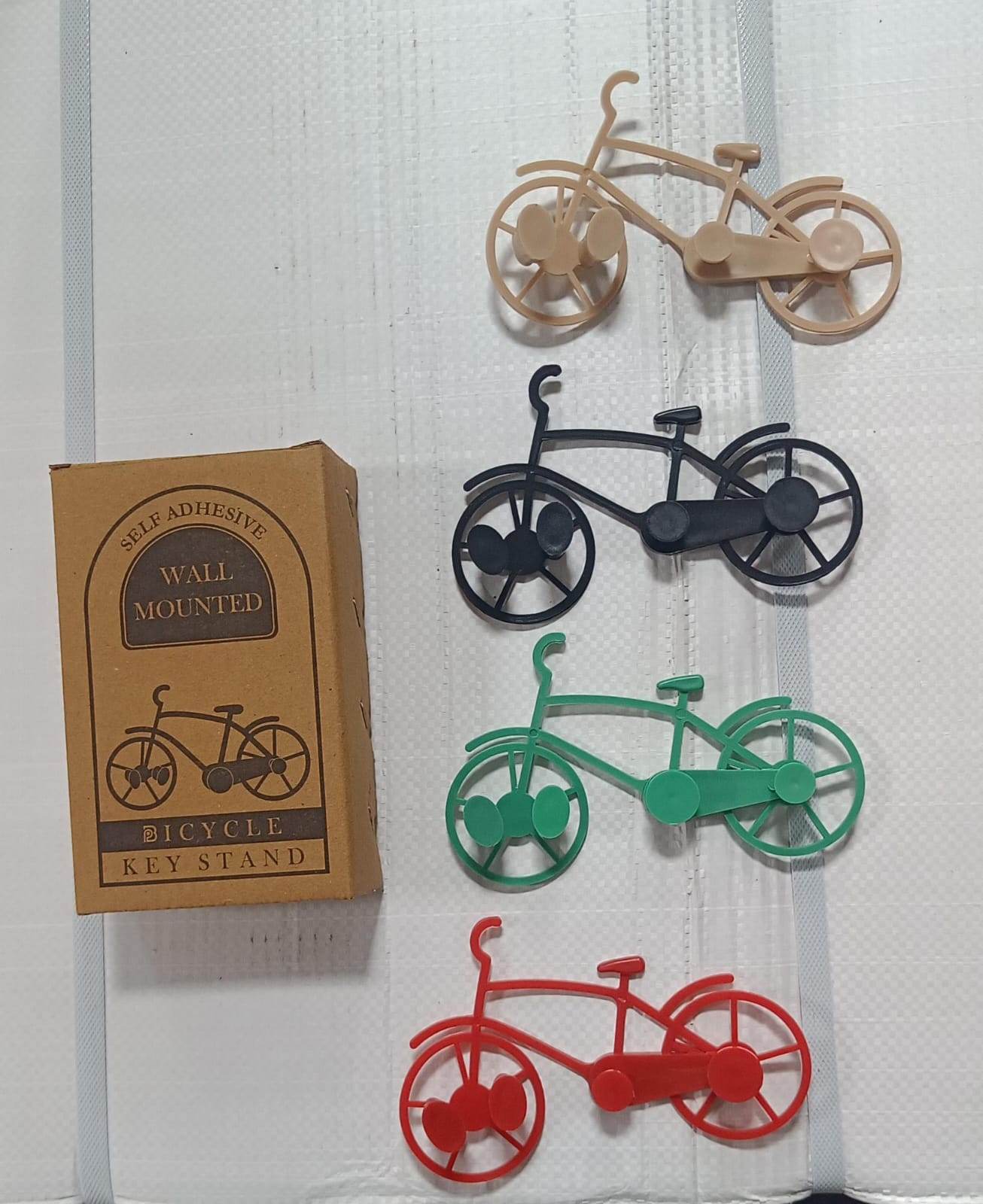 Bicycle Shape Key Chain Holder and wall mount bike hook Key Holders Plastic Key Holder For Home, Office (pack of 4) - infinityexculsivestore.com