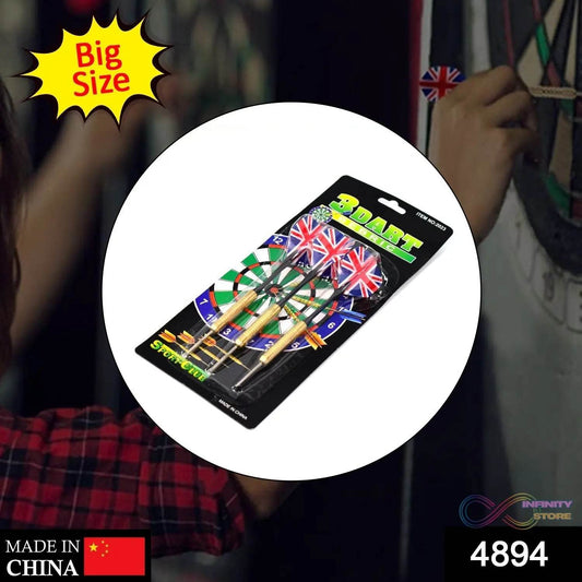 Big 3pcs Dart for Dart Board for Adult Indoor and Outdoor Game for Kids with 3 Darts - infinityexculsivestore.com
