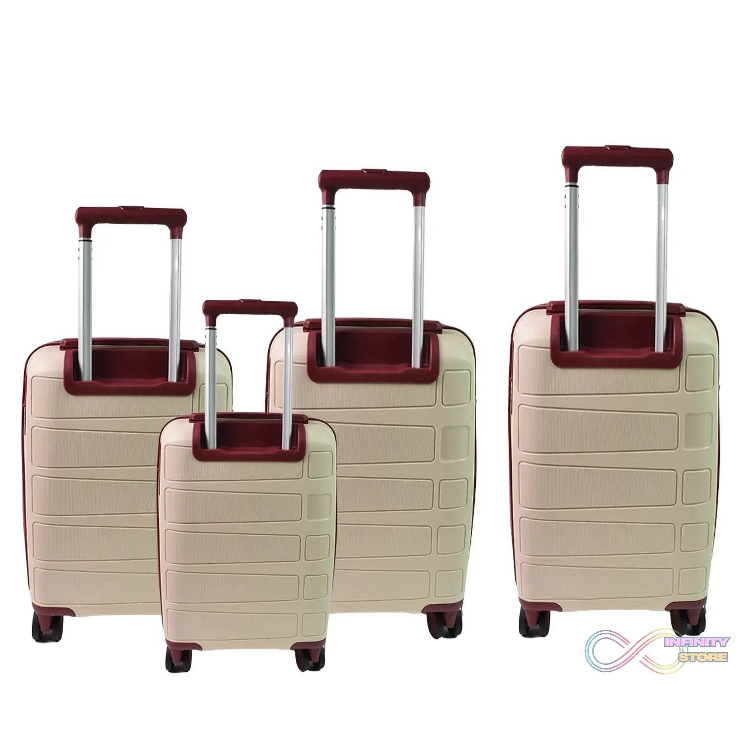 Big 4 in 1 Luggage with Wheels Travel suitcases Set (4 Pcs Set / Different Size) - infinityexculsivestore.com