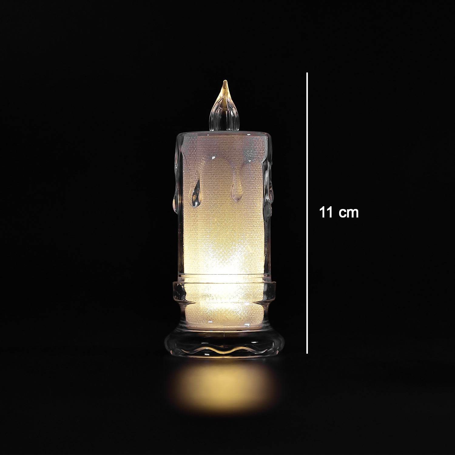 Big Flameless Melted Design Candles Set (12 pcs) - infinityexculsivestore.com