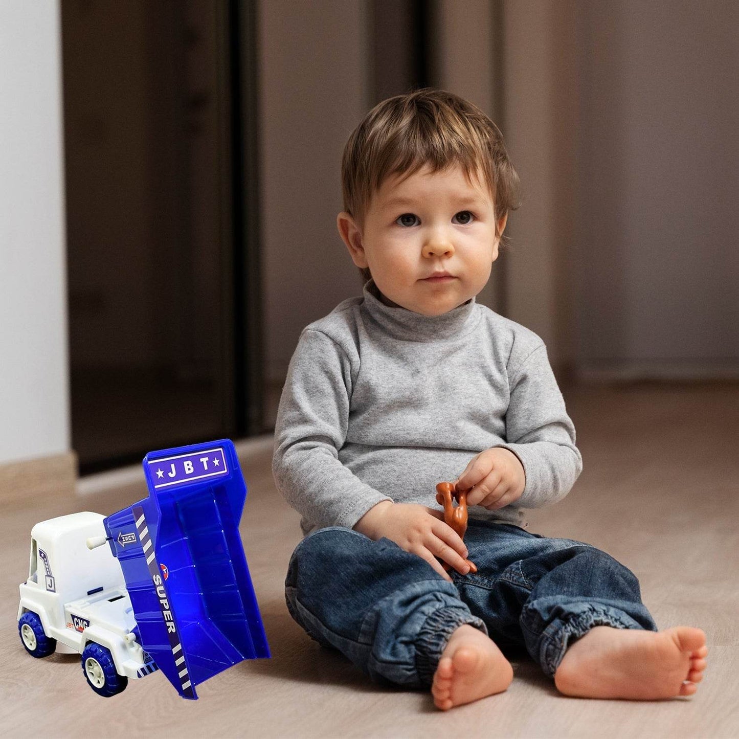 Big Friction Powered Dumper Truck Toy for Kids - infinityexculsivestore.com