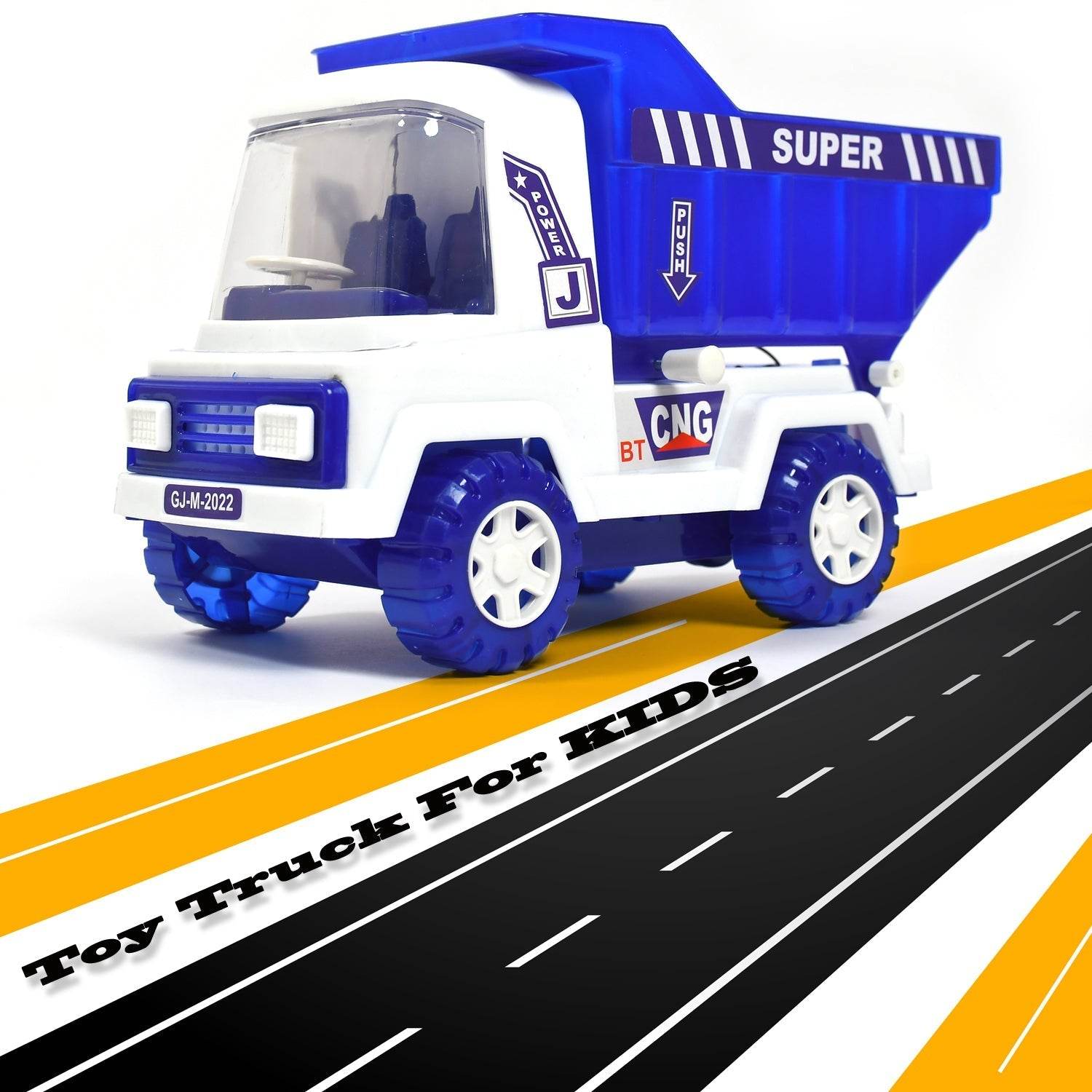 Big Friction Powered Dumper Truck Toy for Kids - infinityexculsivestore.com
