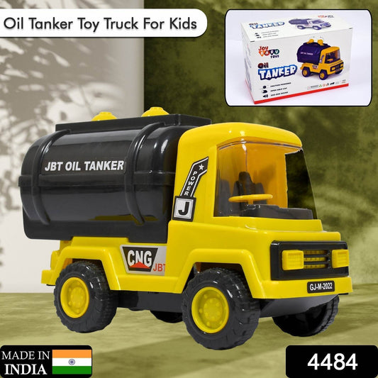 Big Heavy Duty Unbreakable Toy Truck with Sound | Friction Powered Oil-Water Tanker - infinityexculsivestore.com