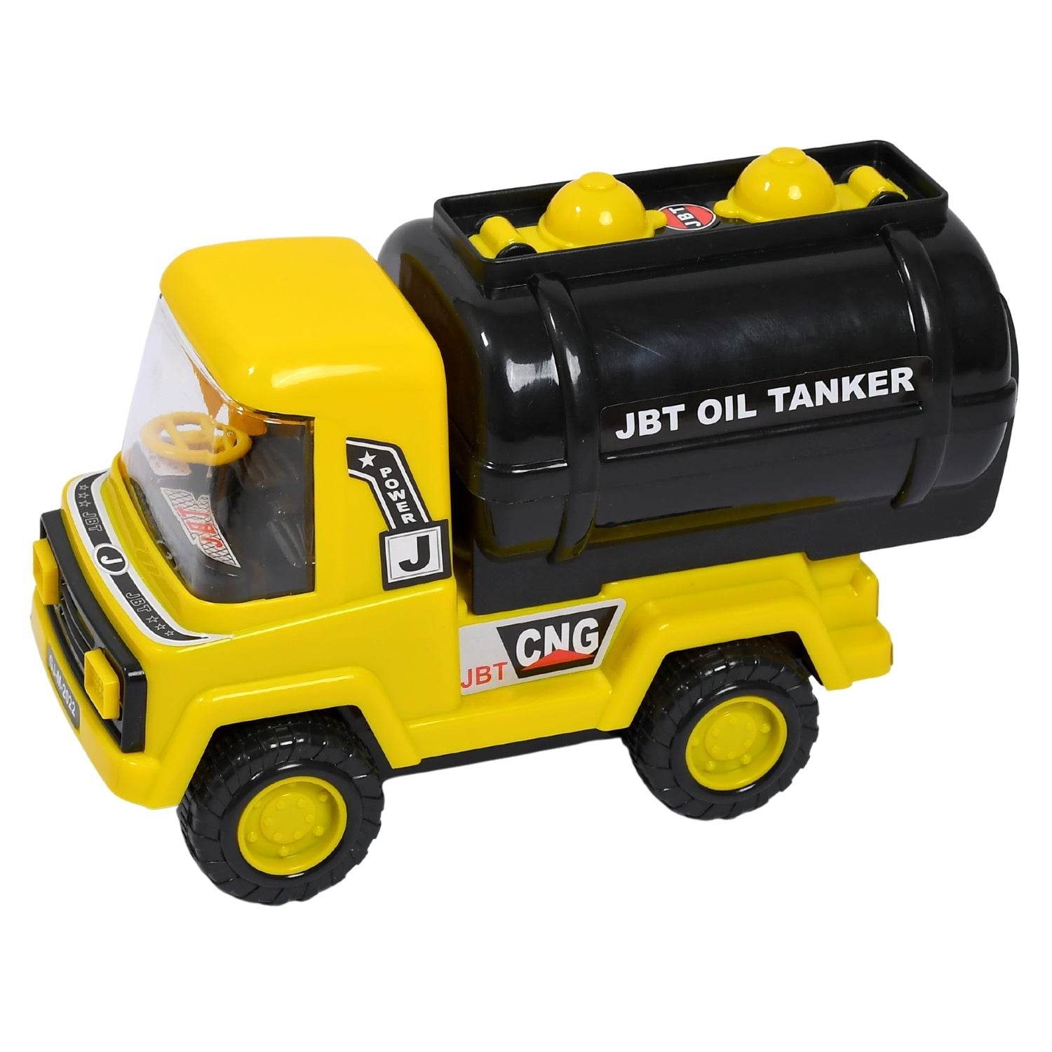 Big Heavy Duty Unbreakable Toy Truck with Sound | Friction Powered Oil-Water Tanker - infinityexculsivestore.com