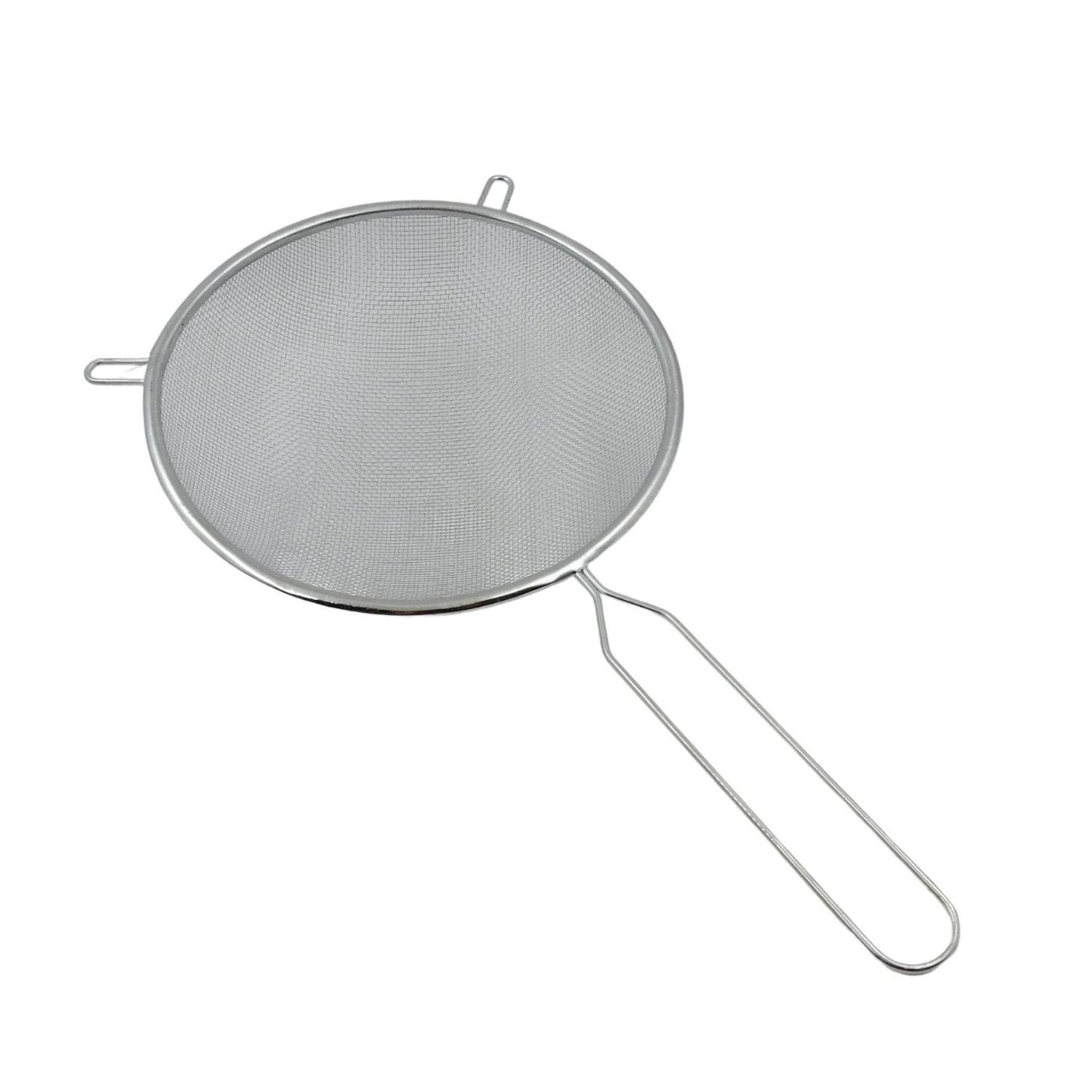 Big Mesh Strainer With Handle Stainless Steel Oil Straine, Mesh Sieve Strainer(1 Pc) - infinityexculsivestore.com