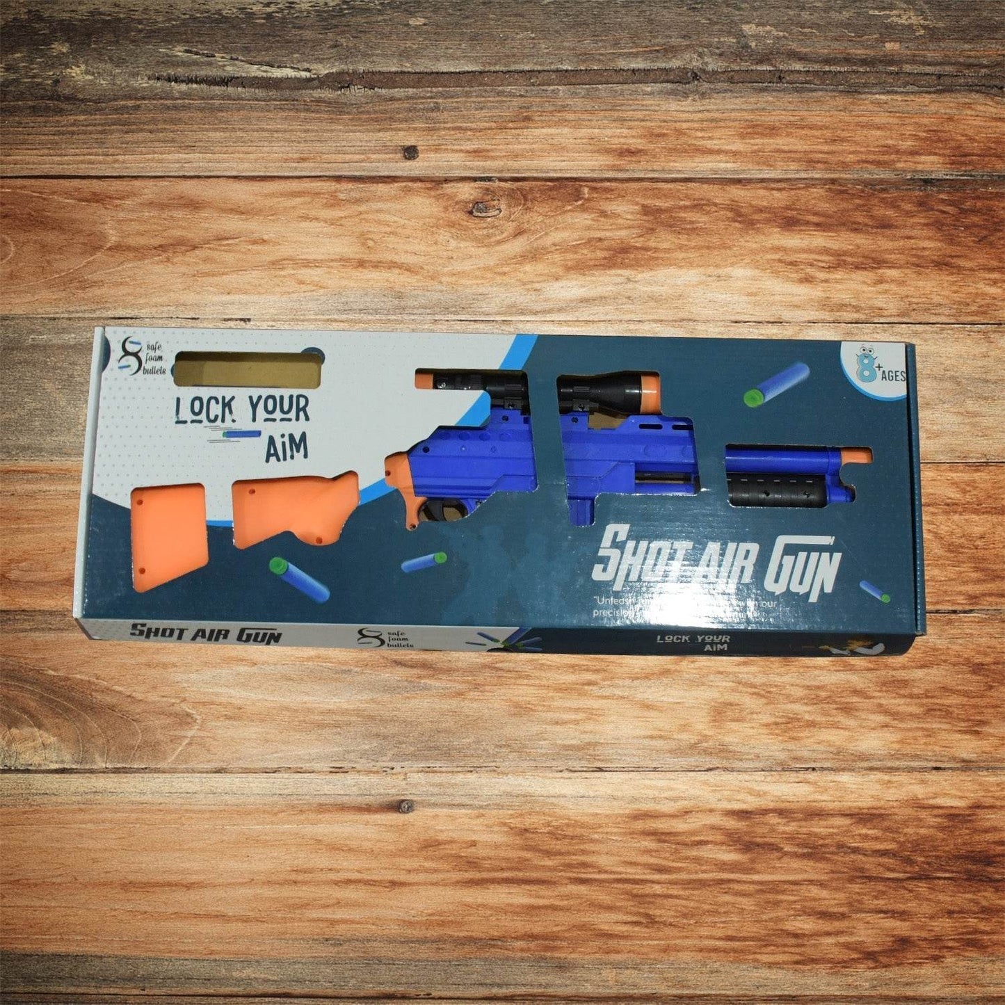 Big Plastic Toy Gun for Kids - 22 Inch Gun Toy for Kids Shooting Gun with 6 fence arrows Kids Toy Return Gift Item, Shot Air Gun For Diwali Gift, Birthday Gift (22Inch) - infinityexculsivestore.com