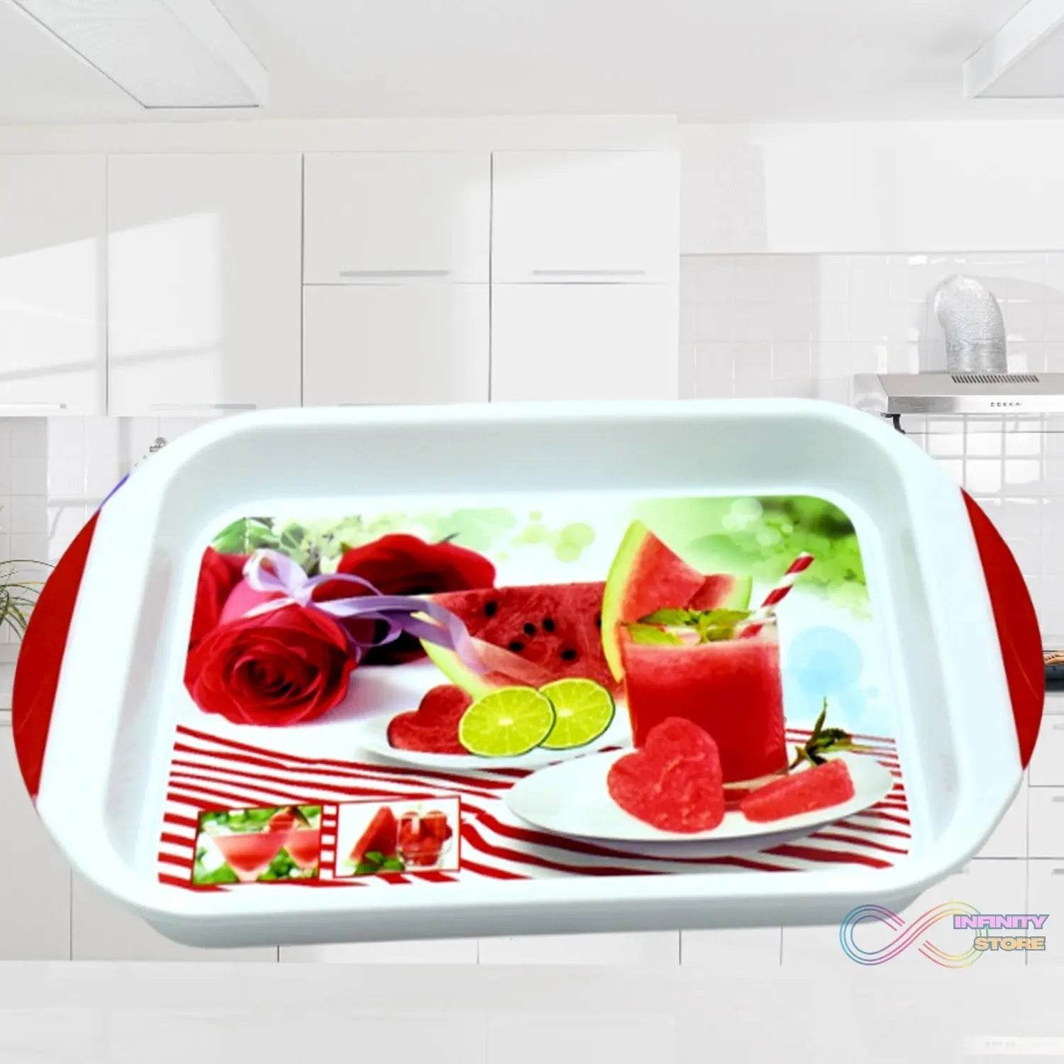Big Plastic Tray for Kitchen and General Purpose - infinityexculsivestore.com