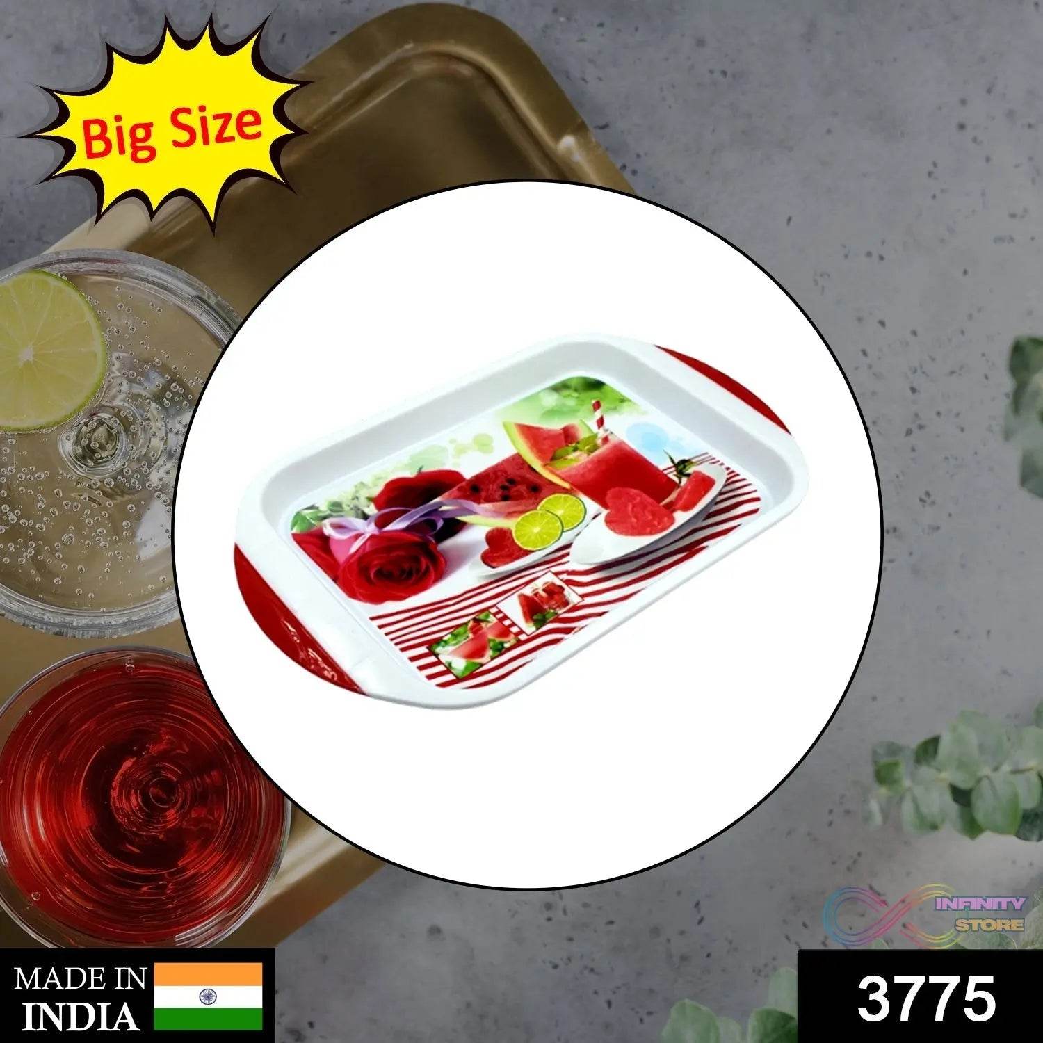 Big Plastic Tray for Kitchen and General Purpose - infinityexculsivestore.com
