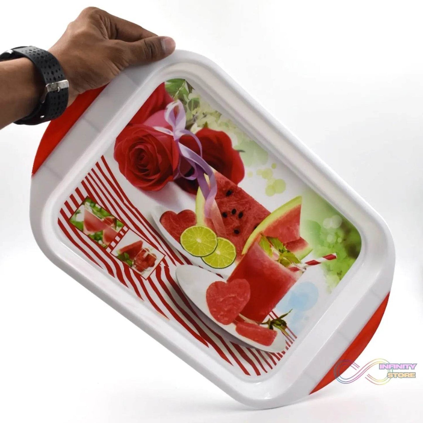 Big Plastic Tray for Kitchen and General Purpose - infinityexculsivestore.com