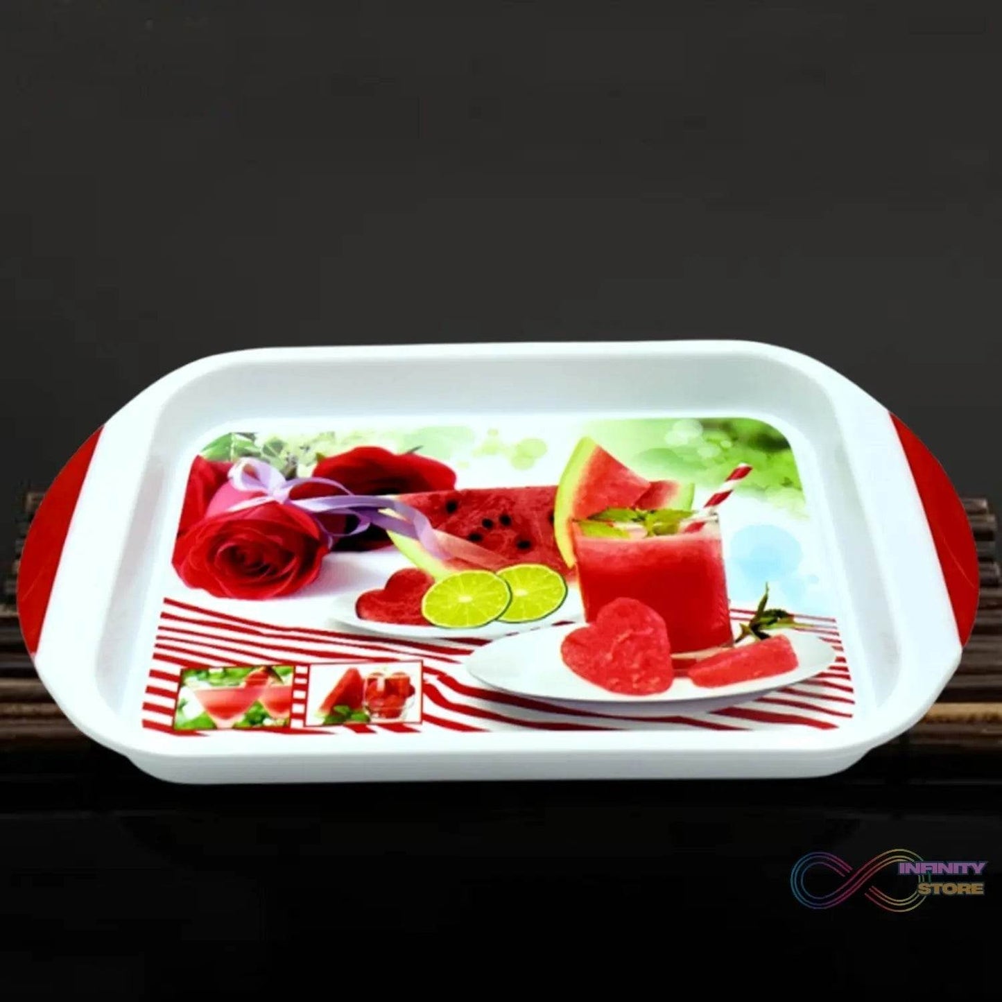 Big Plastic Tray for Kitchen and General Purpose - infinityexculsivestore.com