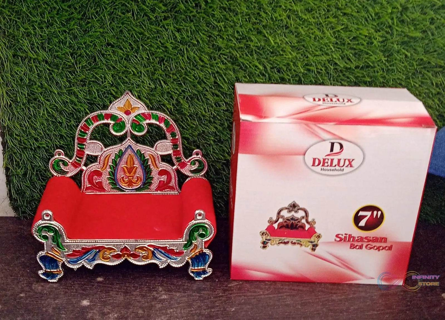 Big Singhasan Bal Gopal used in all kinds of household and official places for placing gods sculpture over it. - infinityexculsivestore.com