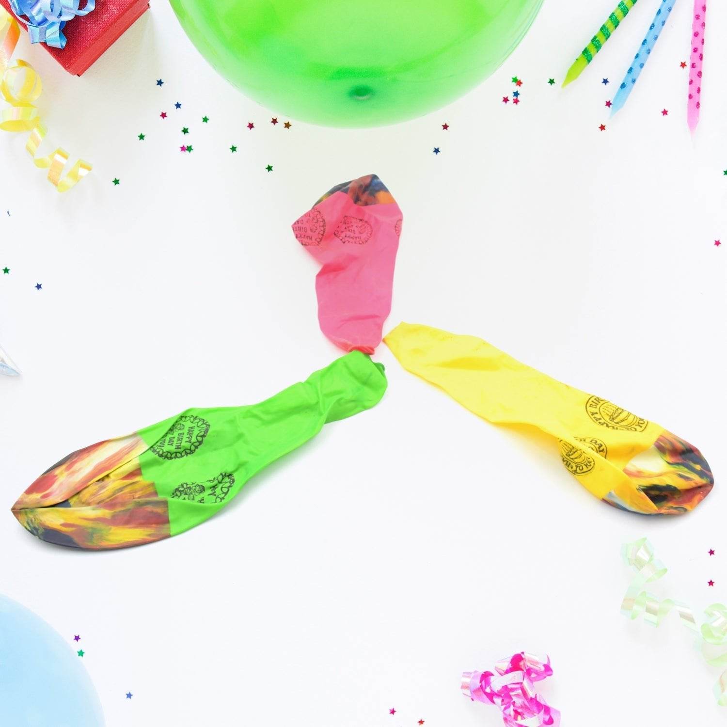 Big Size Balloons Kinds of Rainbow Party Latex Balloons for Birthday / Anniversary / Valentine's / Wedding / Engagement Party Decoration Multicolor (3 Pcs Set - infinityexculsivestore.com