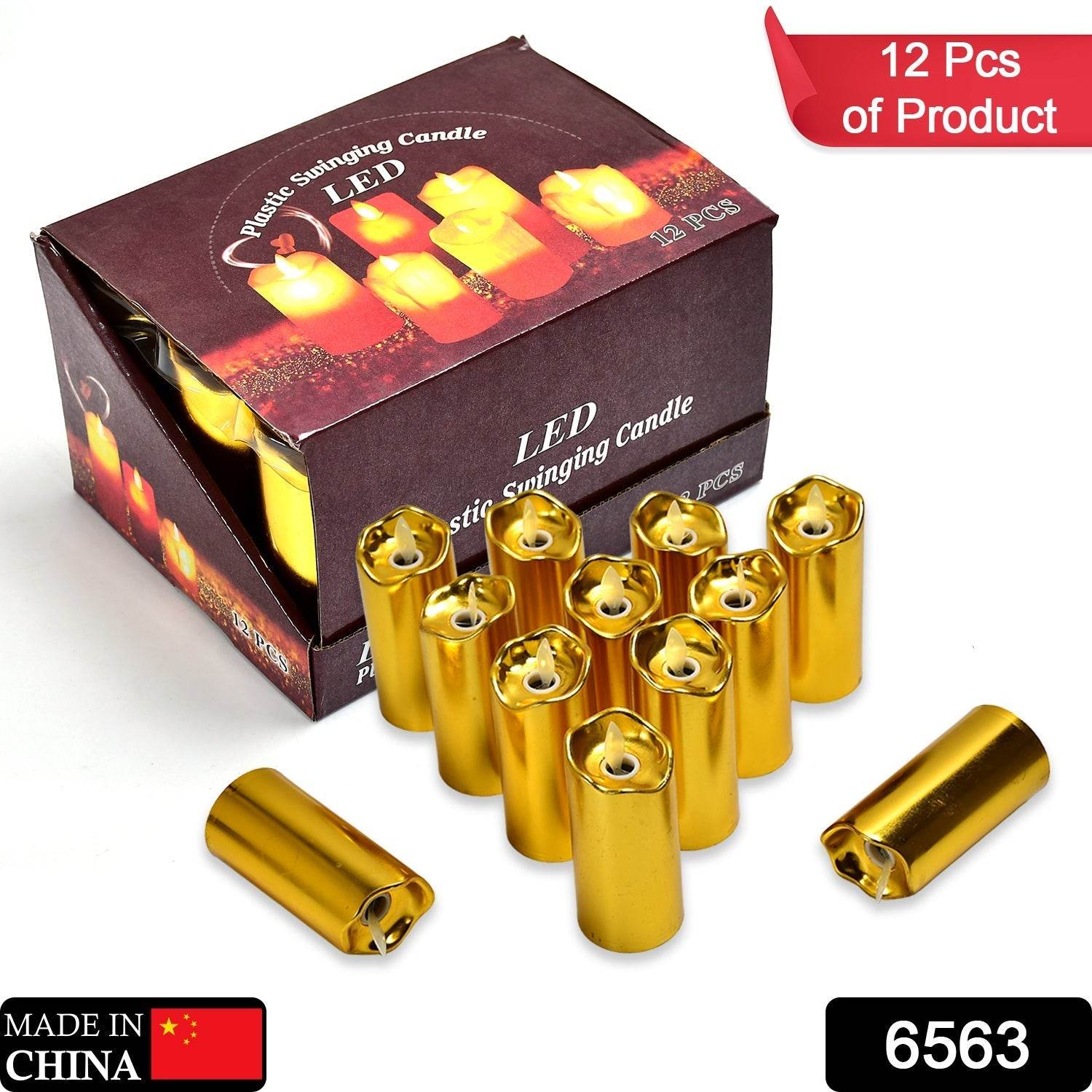Big Swinging Candle 12pcs For Wedding Decoration And Birthday Party - infinityexculsivestore.com