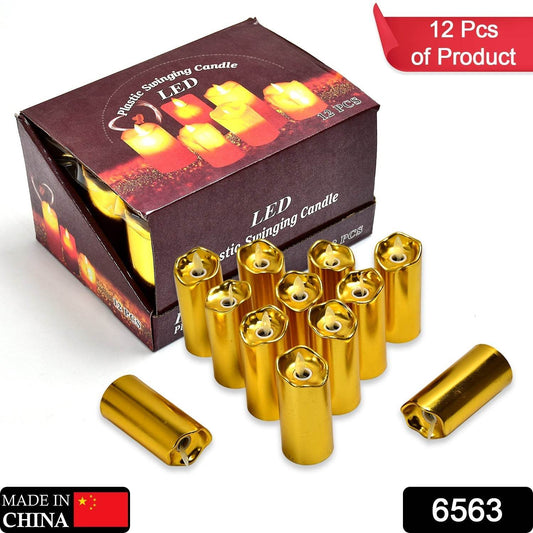 Big Swinging Candle 12pcs For Wedding Decoration And Birthday Party - infinityexculsivestore.com